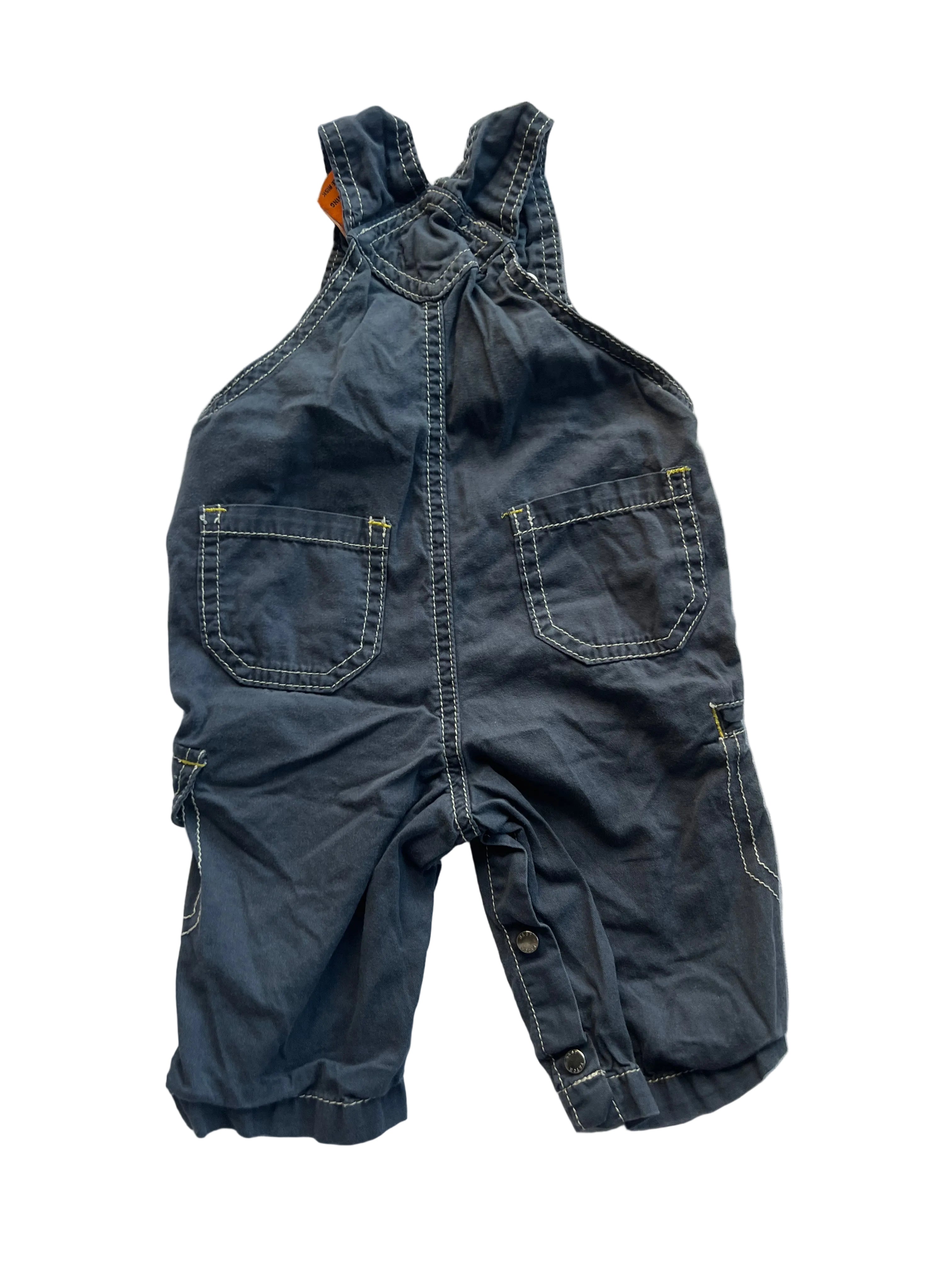 Cargo Pumpkin Patch Overalls (0-3m)