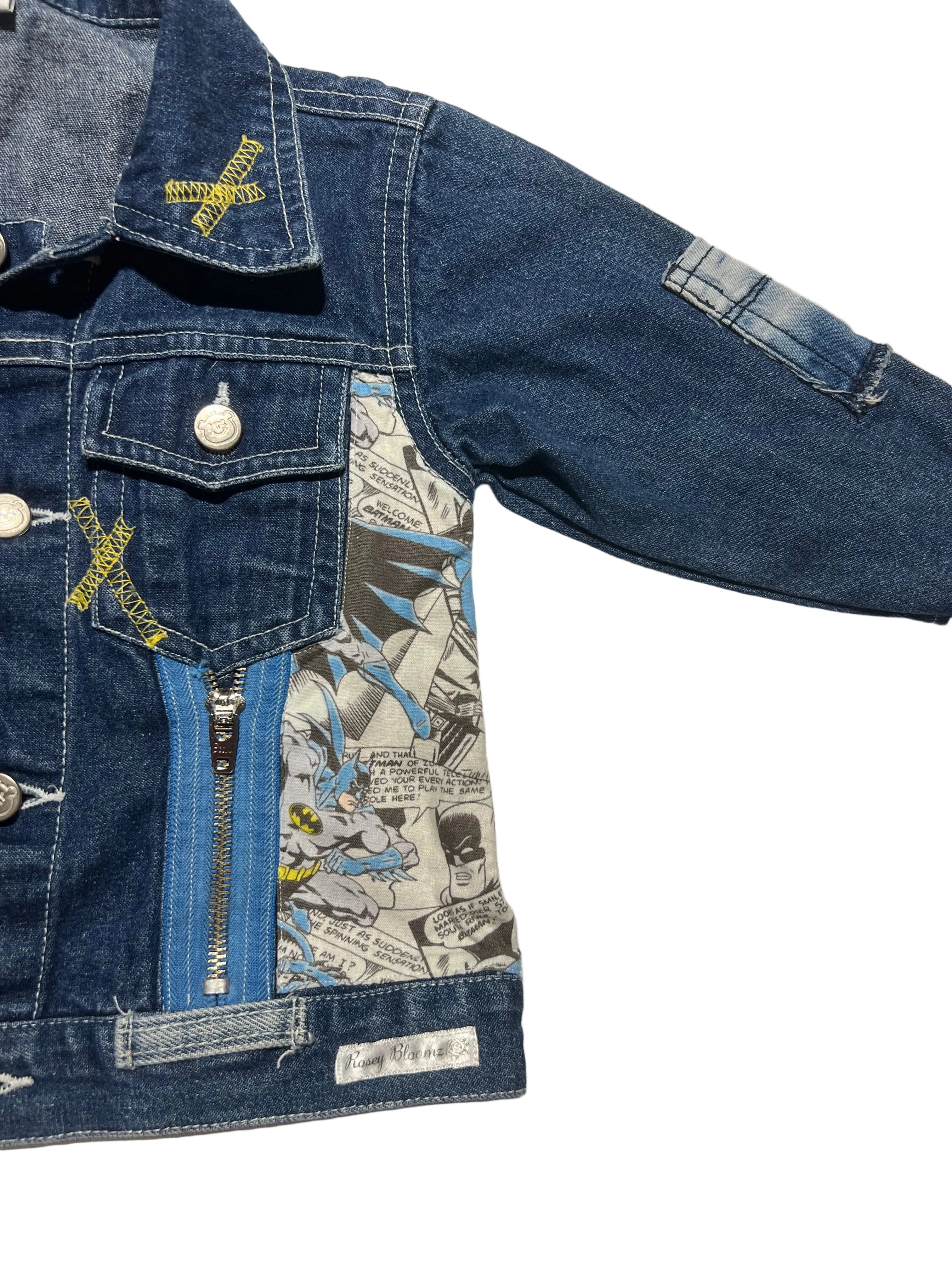 Reworked Batman Denim Jacket (1-2yrs)