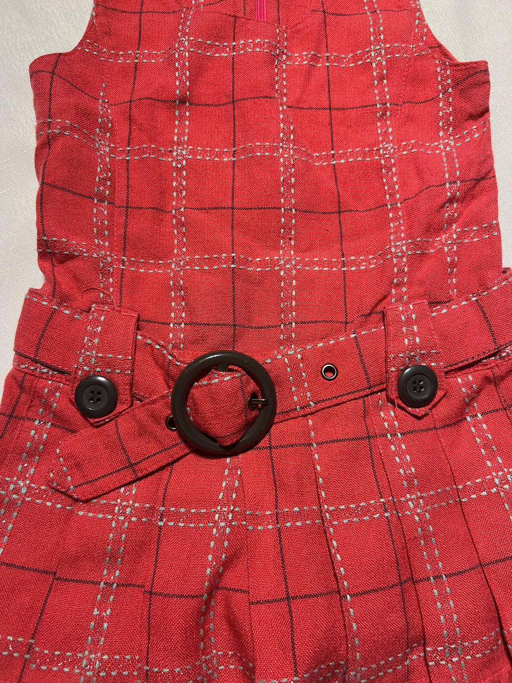 Pumpkin Patch Plaid Dress