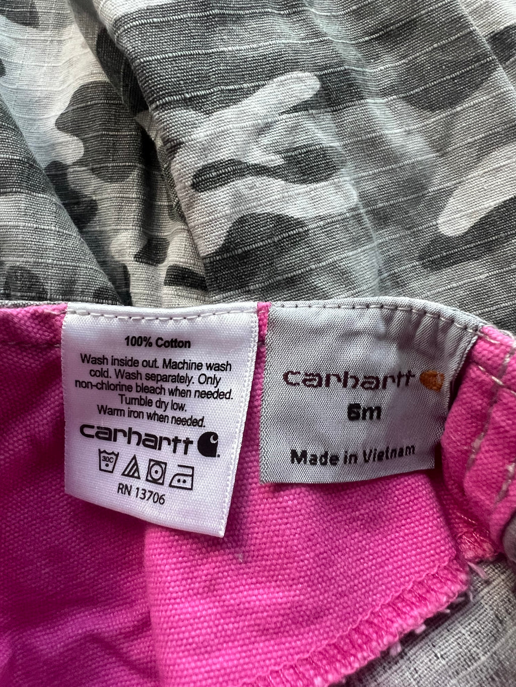 Camo Carhartt Overalls (6m)