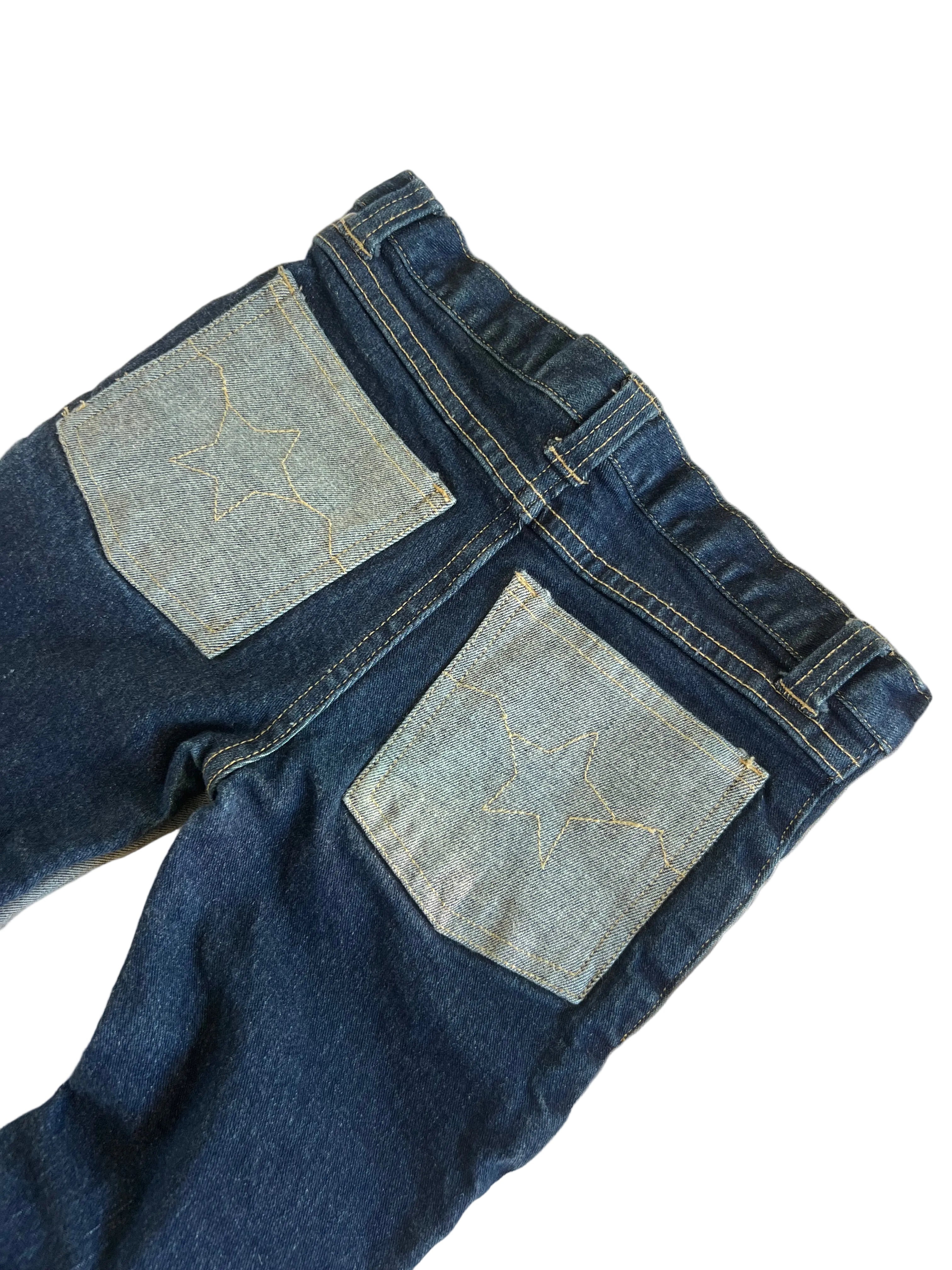 Y2K CC Kids Patchwork Jeans (size 4)