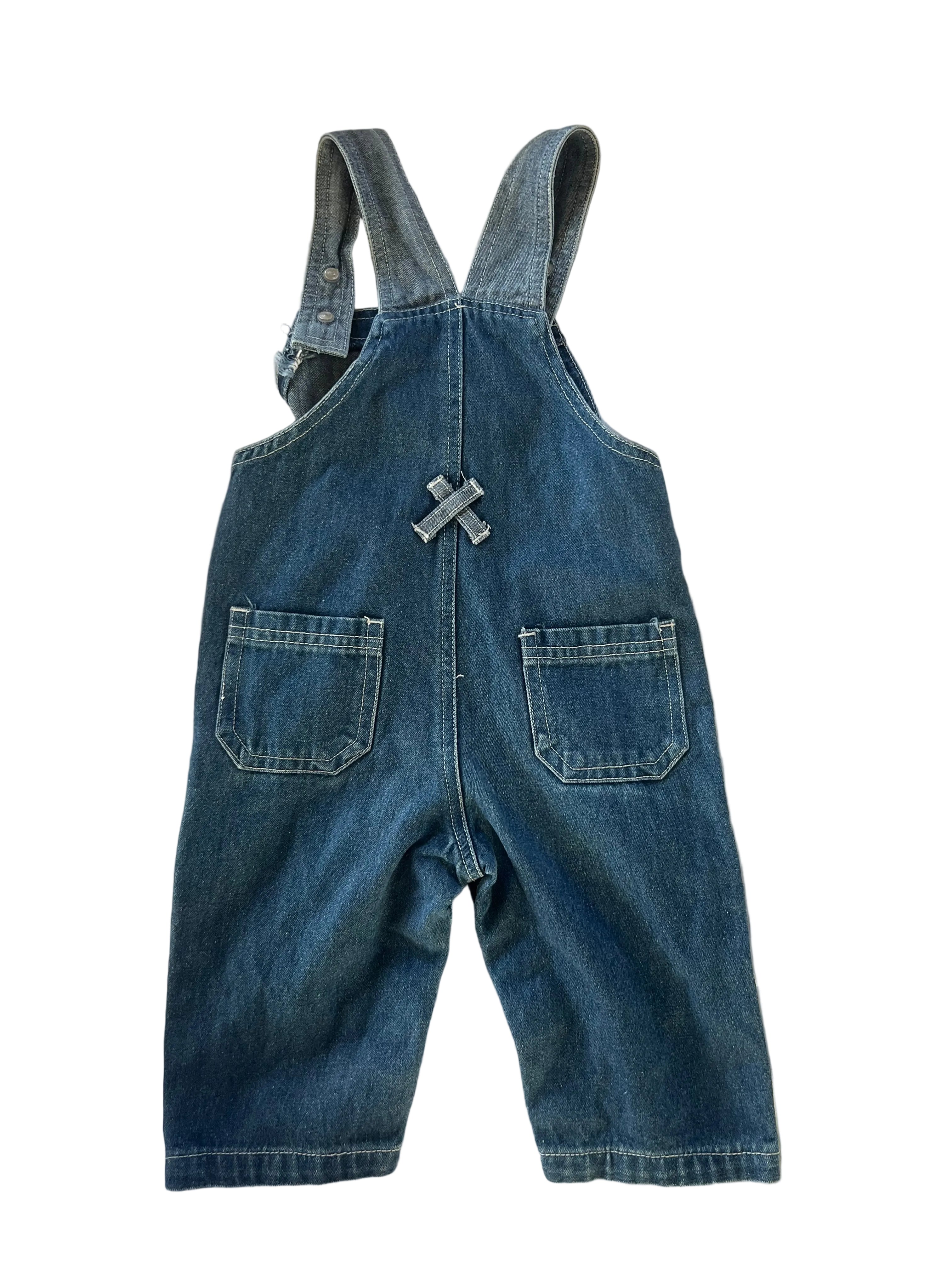 Vintage Teeny Weeny Overalls (00/6m)