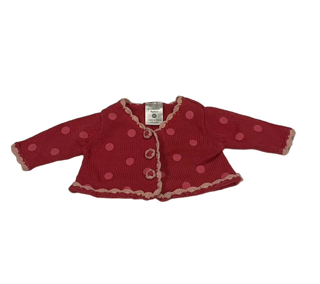 Pumpkin Patch Polka Dot Knit (NB)