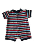 Vintage ‘TKS’ Striped Romper (3-6m)