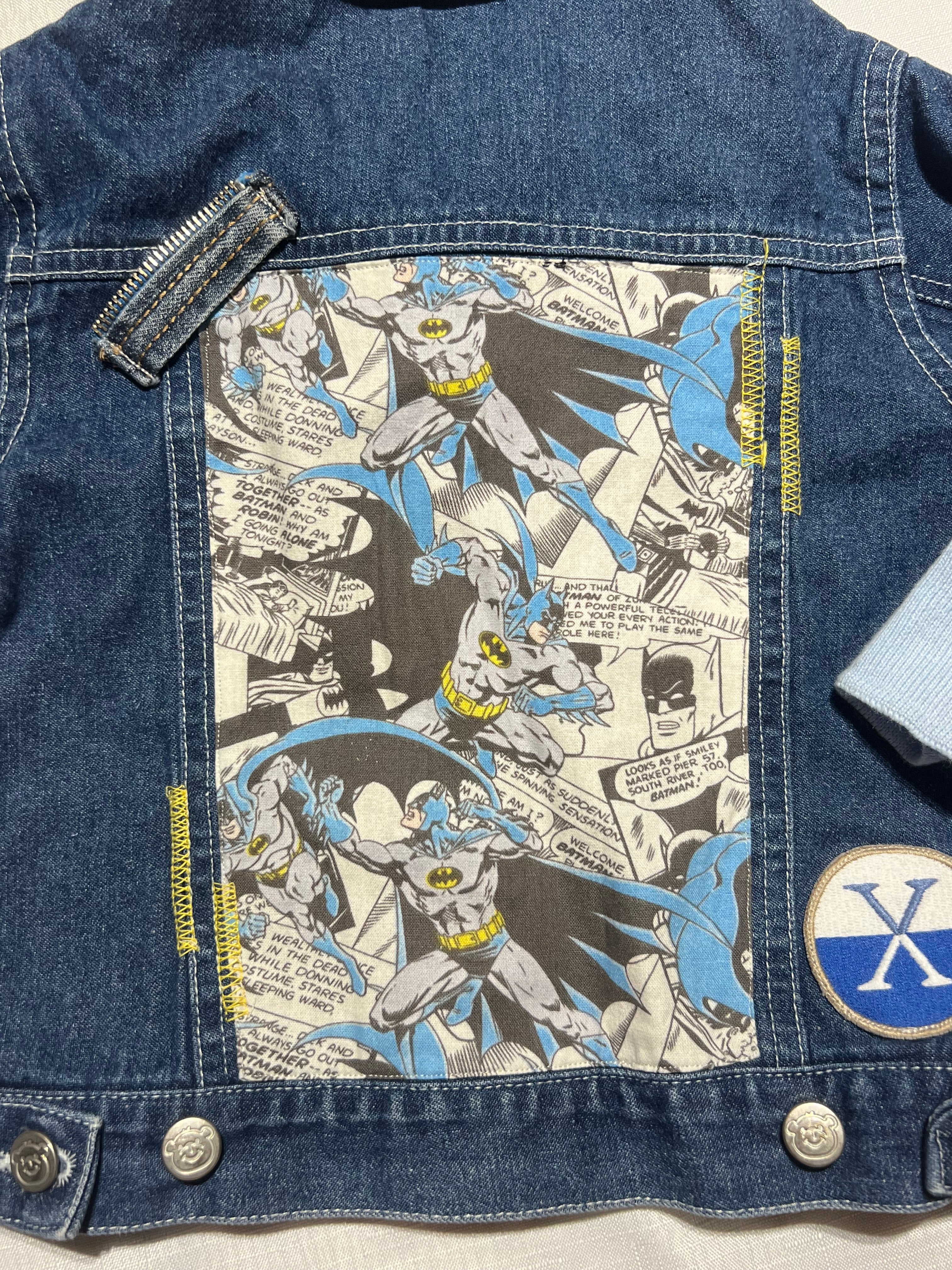 Reworked Batman Denim Jacket (1-2yrs)