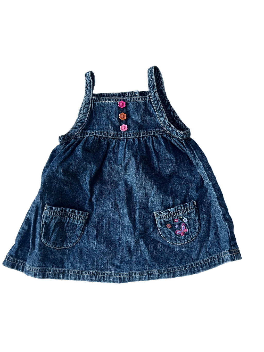 Denim Pinafore (size 0)