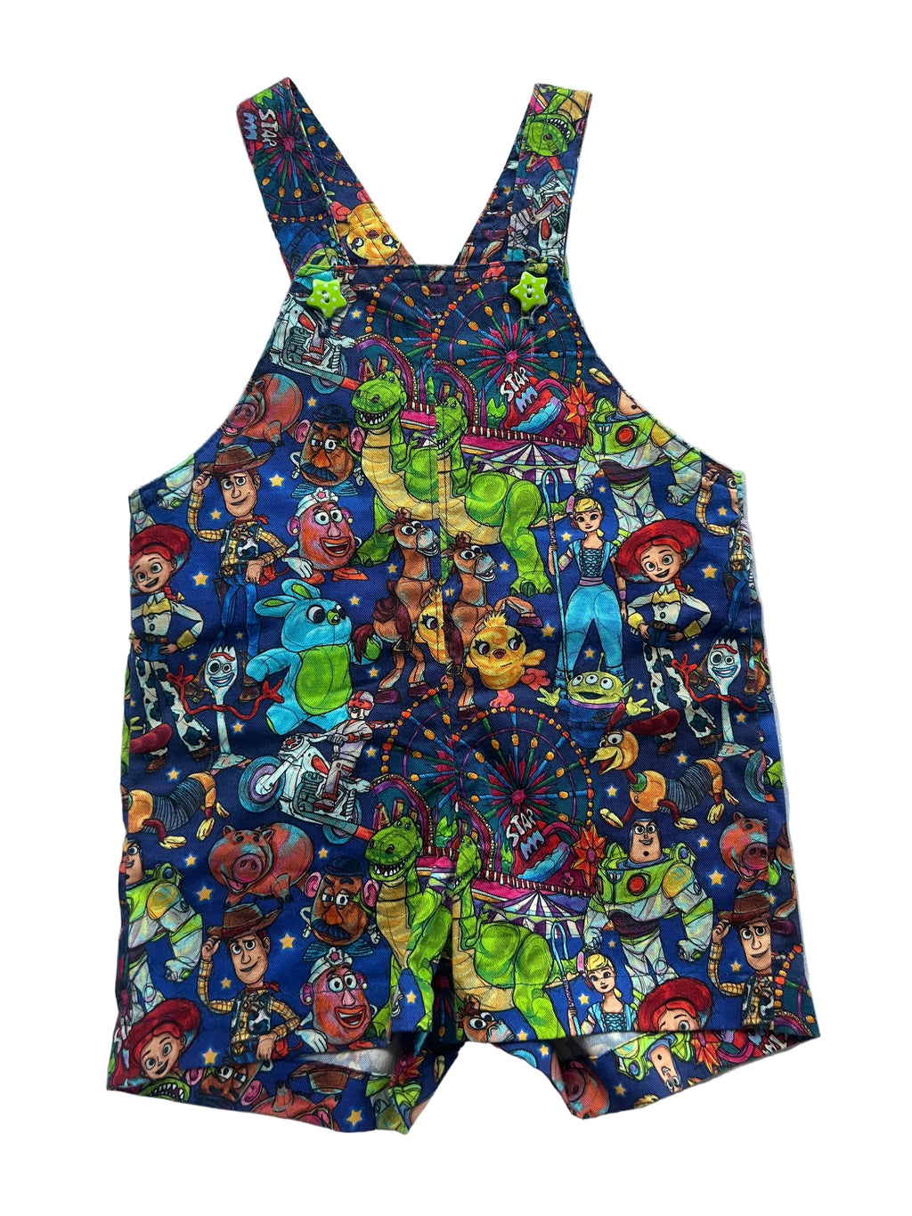 Handmade Toy Story Shortalls (12m)