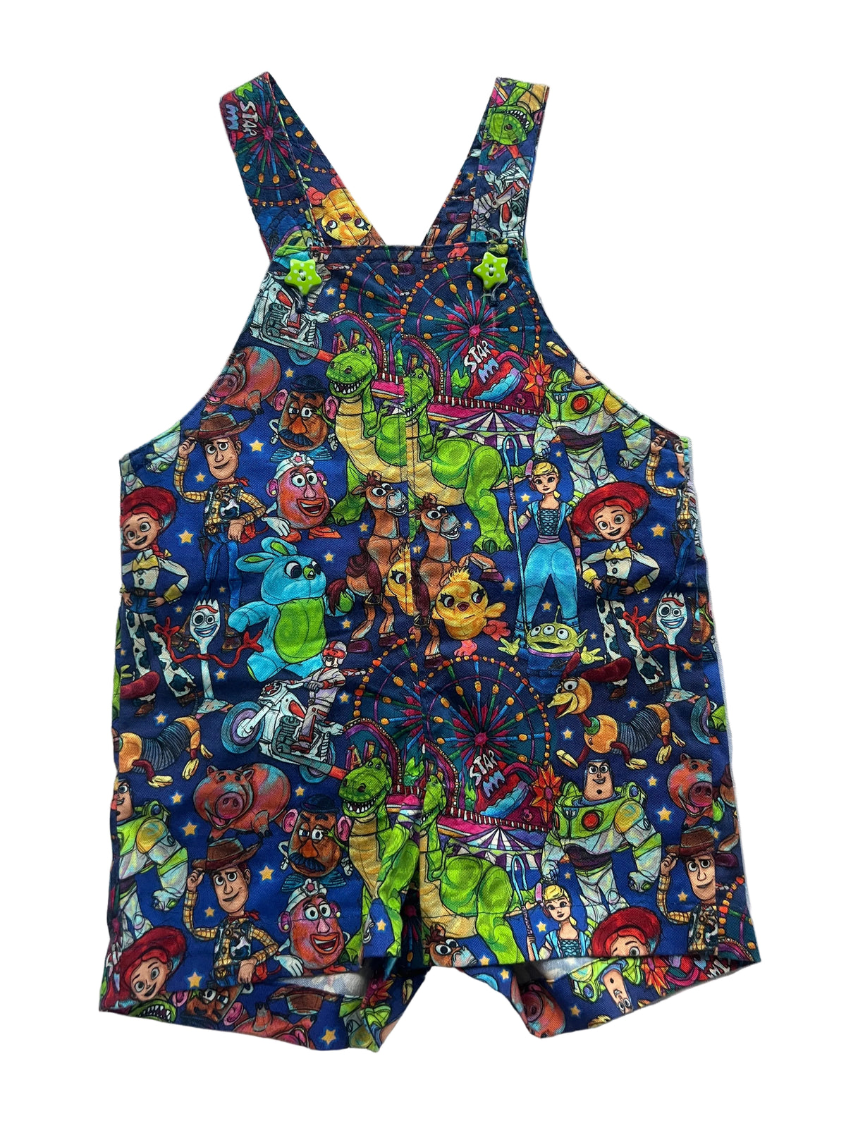 Handmade Toy Story Shortalls (12m)