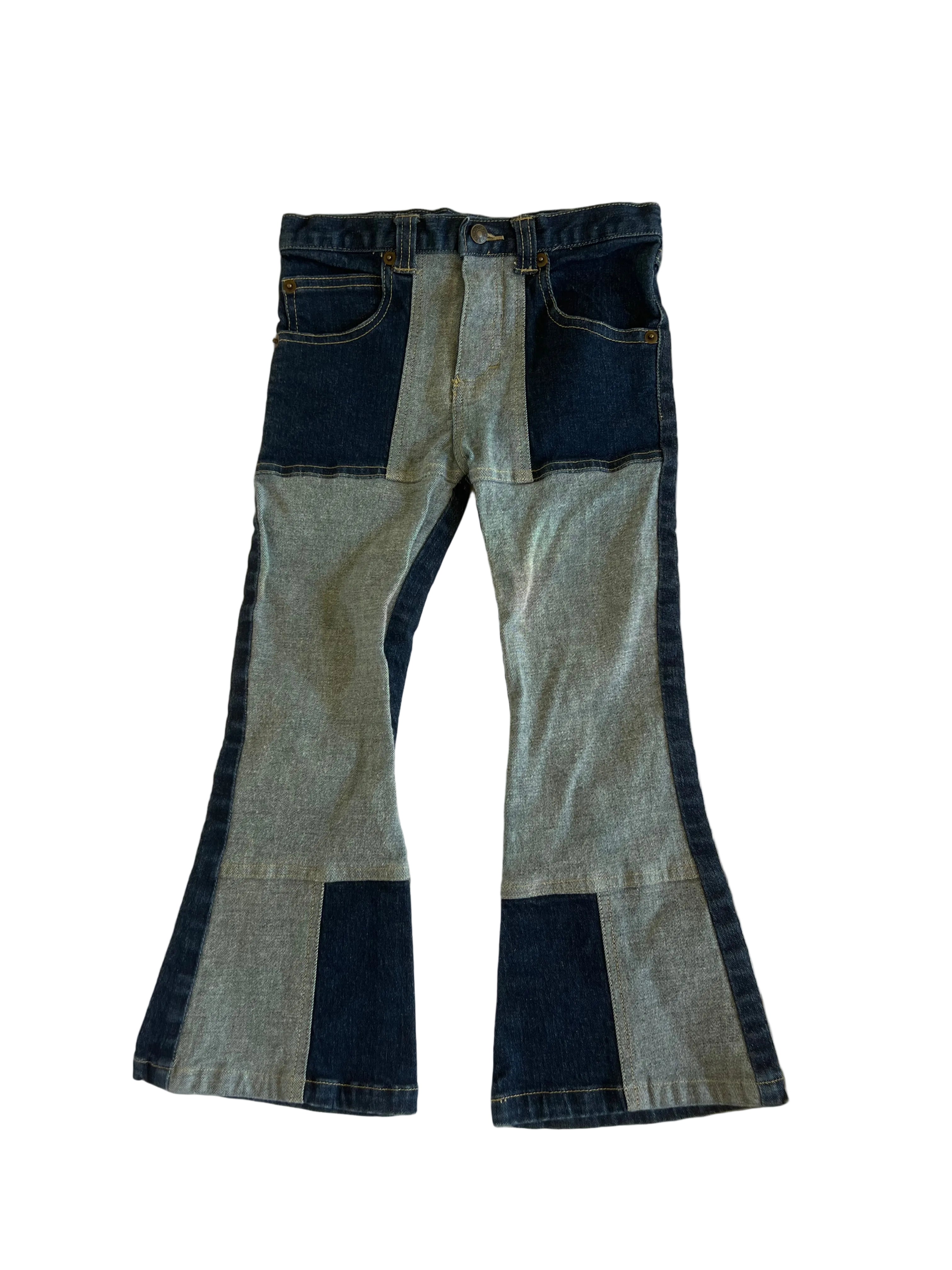 Y2K CC Kids Patchwork Jeans (size 4)