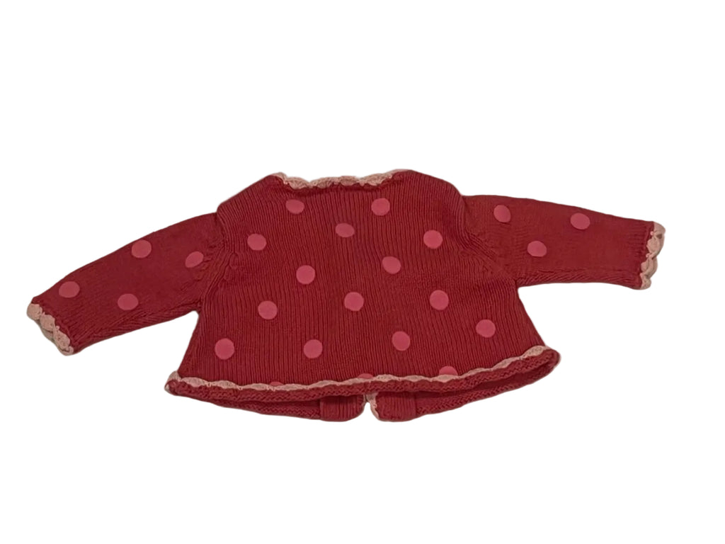 Pumpkin Patch Polka Dot Knit (NB)