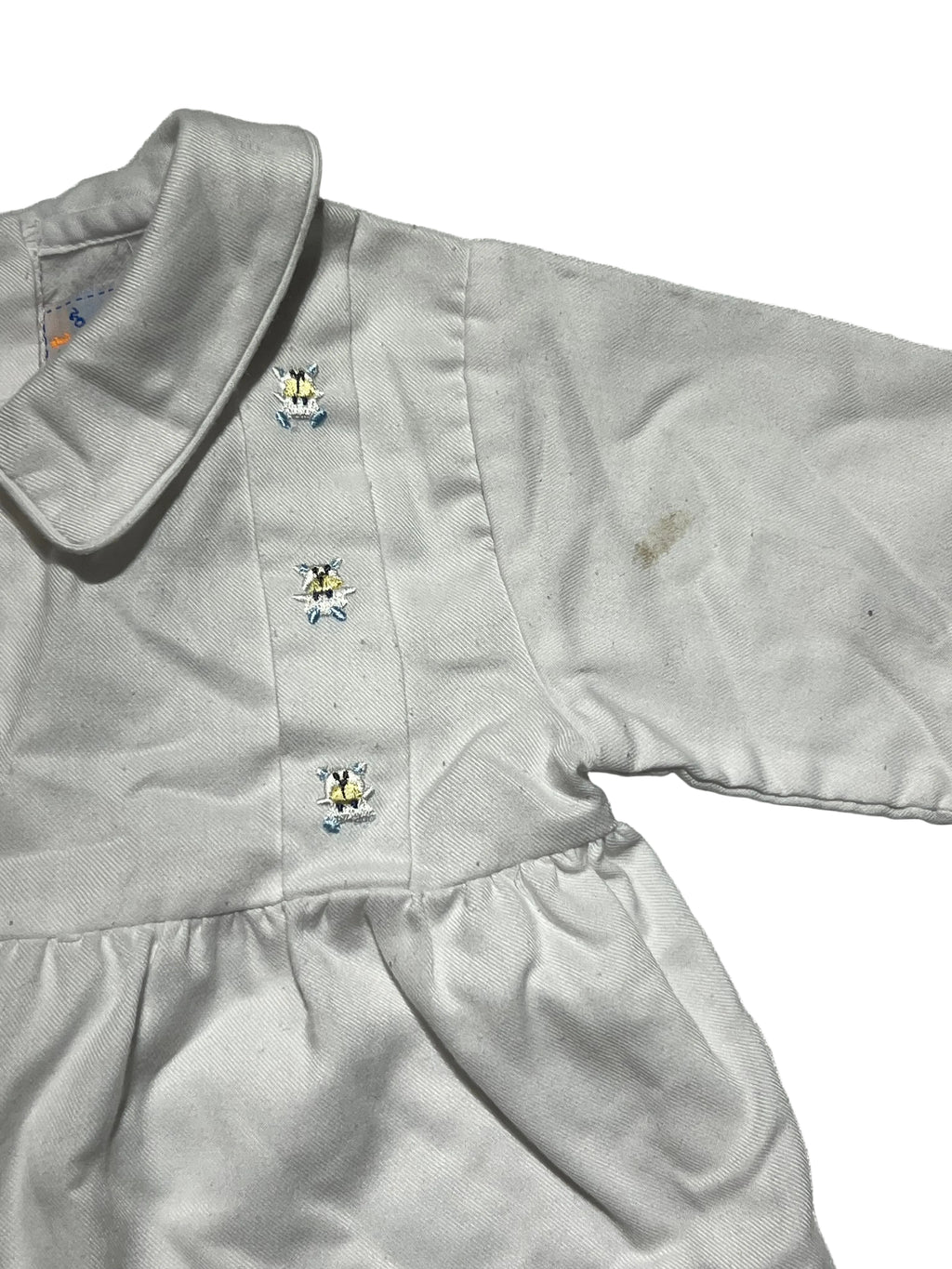 White Vintage Coquette Romper