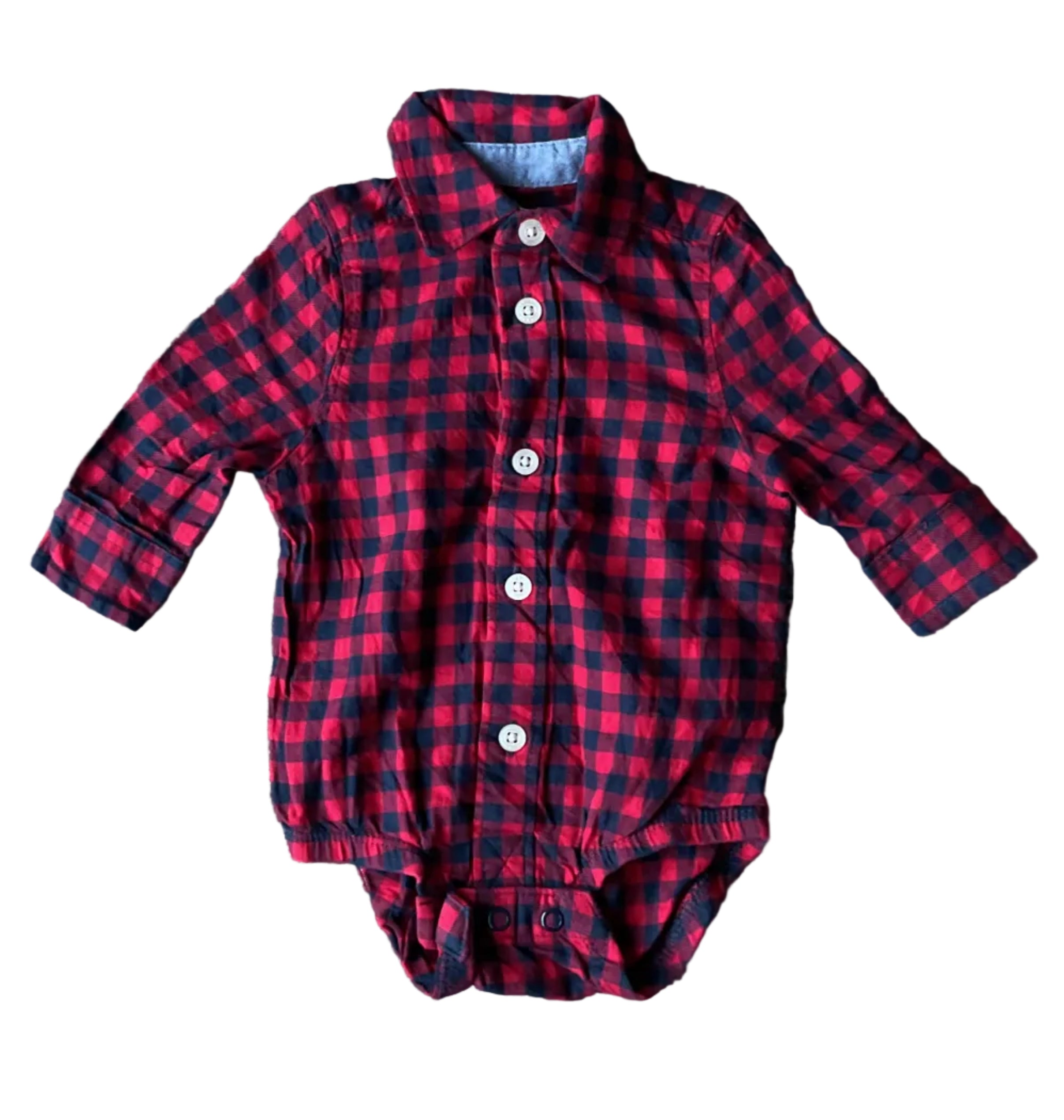 Oshkosh Plaid Bodysuit