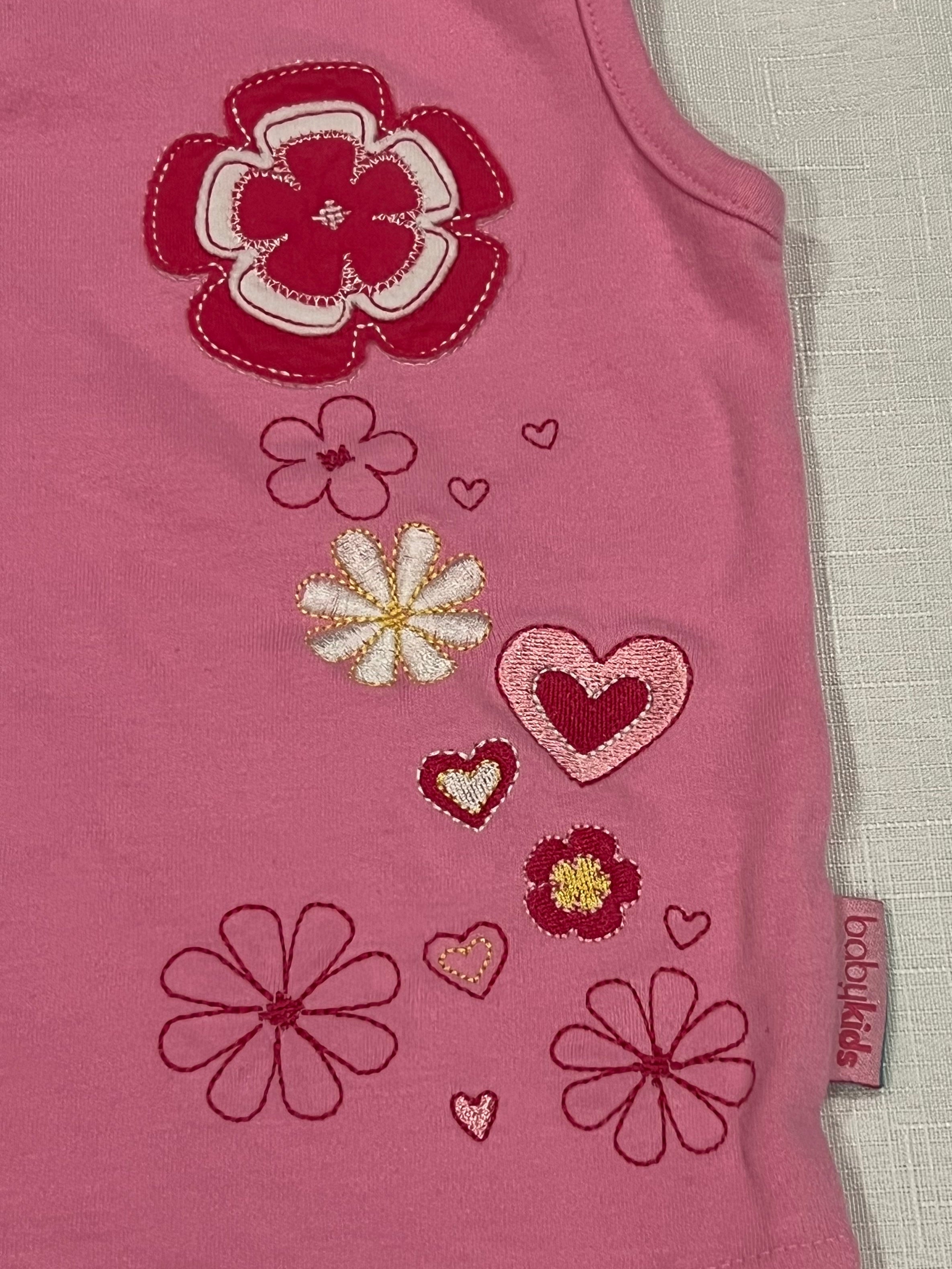 Vintage Y2K Pink 'BabyKids' Tank (size 0)
