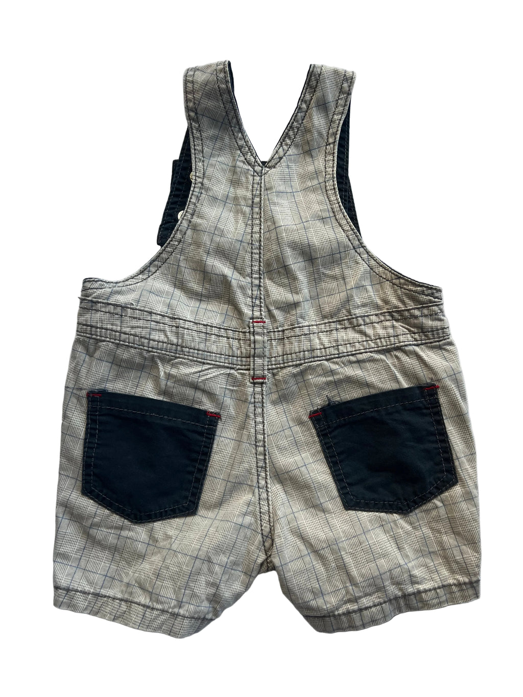 Vintage Mickey Mouse Shortalls (6-12m)