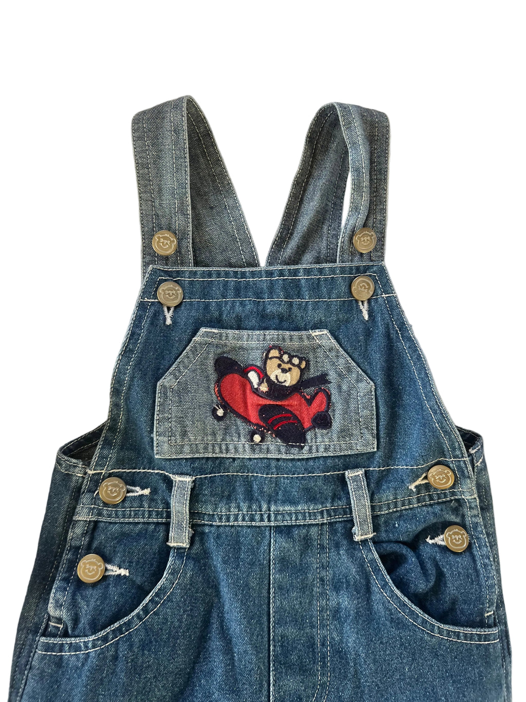 Vintage Teeny Weeny Overalls (00/6m)