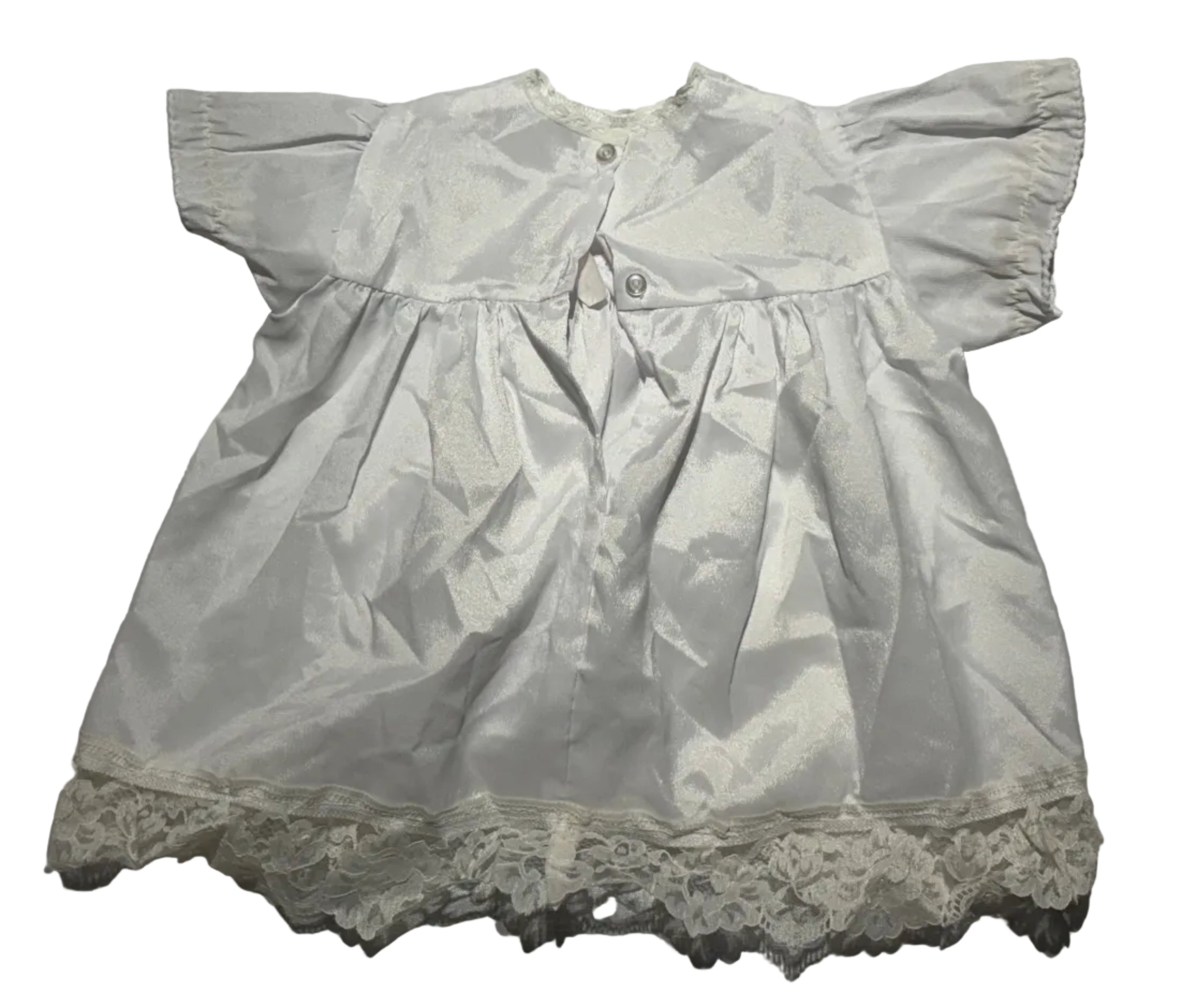 Vintage White Lace Dress (3-6 mnths)
