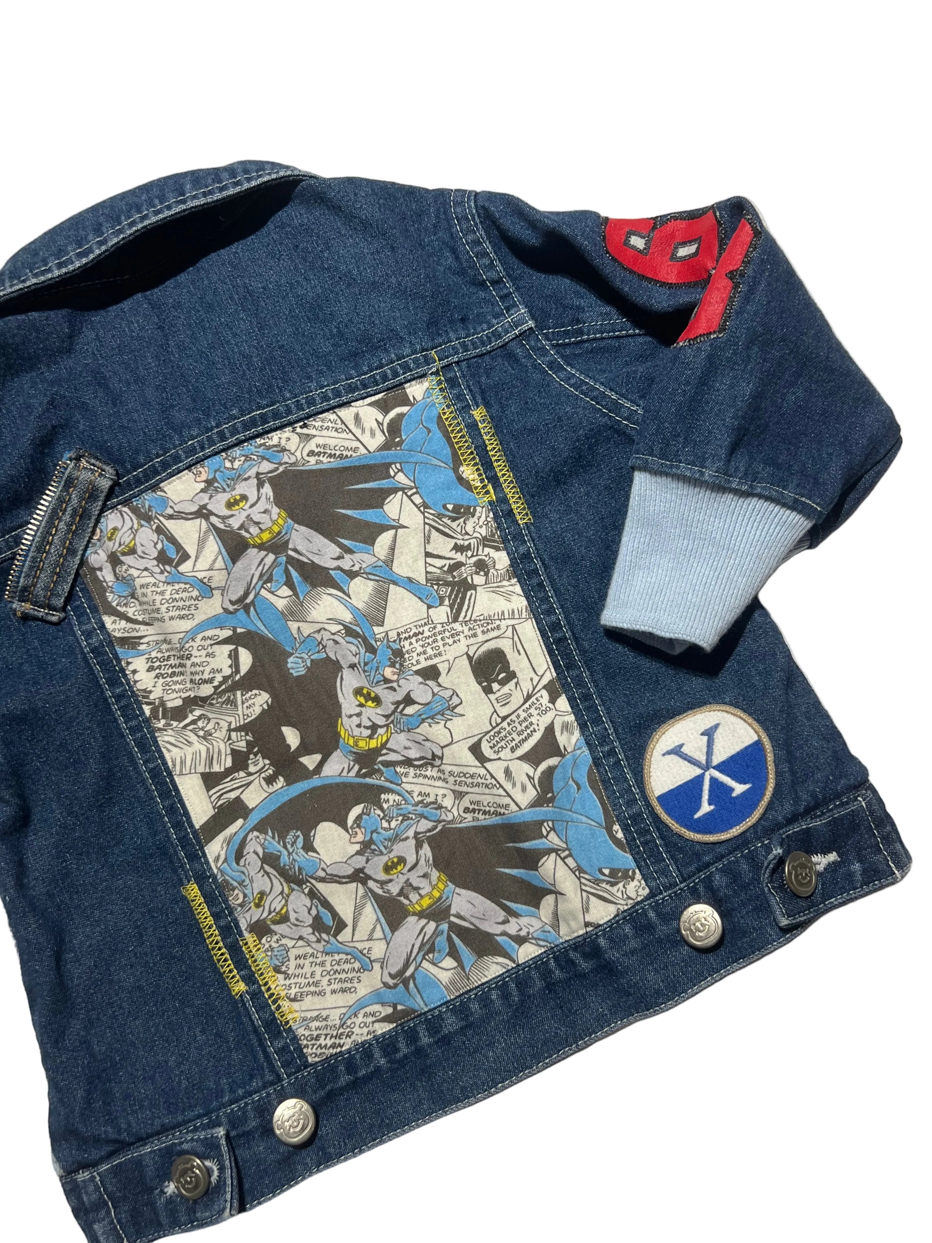 Reworked Batman Denim Jacket (1-2yrs)