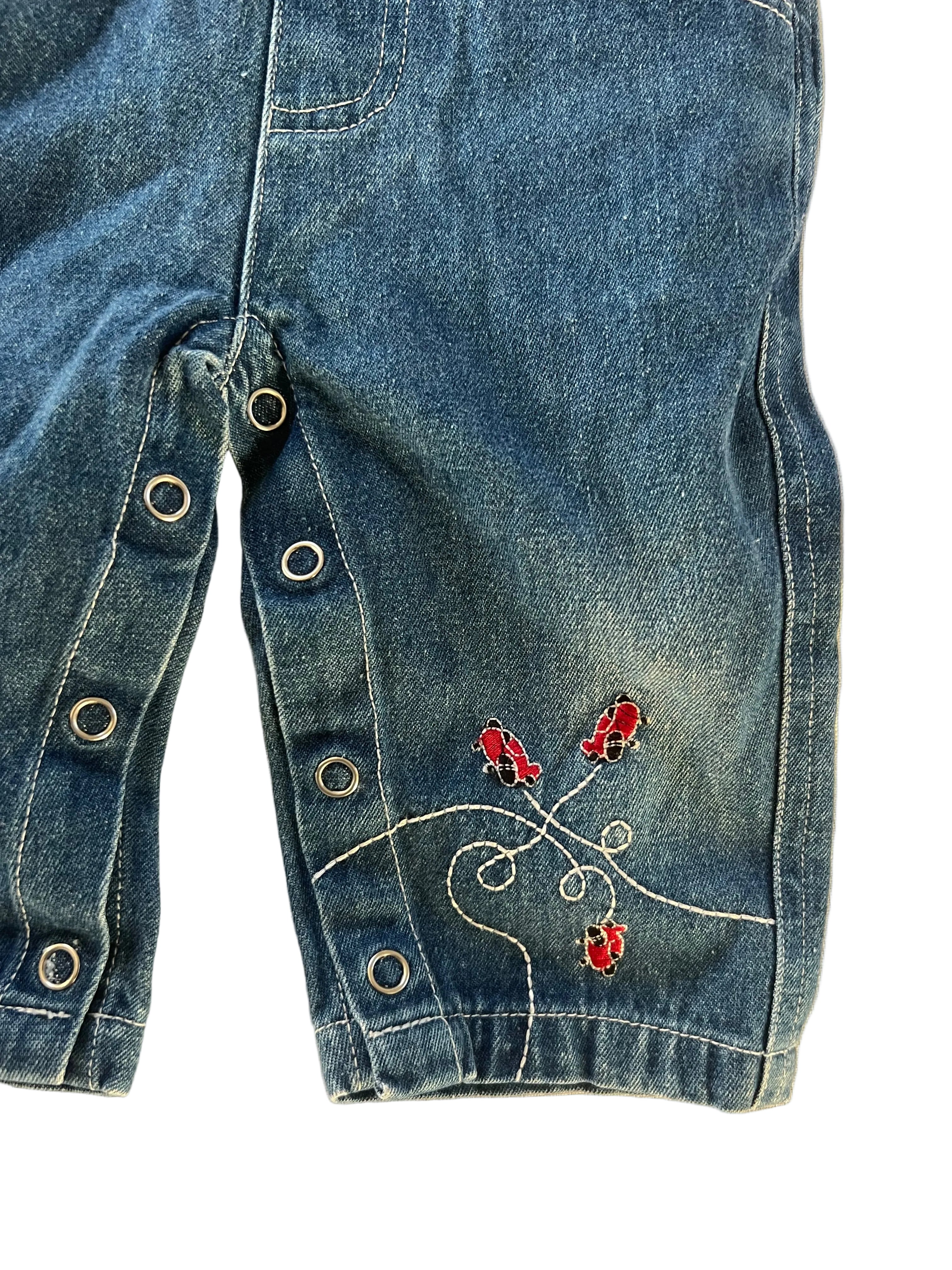 Vintage Teeny Weeny Overalls (00/6m)