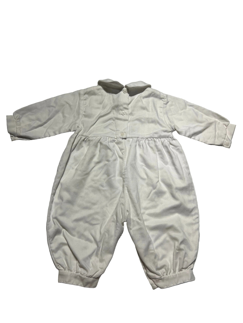 White Vintage Coquette Romper