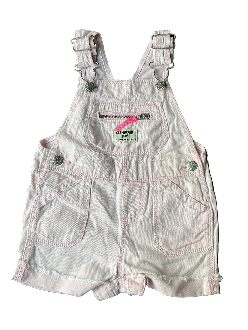 Pink Oshkosh Overalls (6-9m)