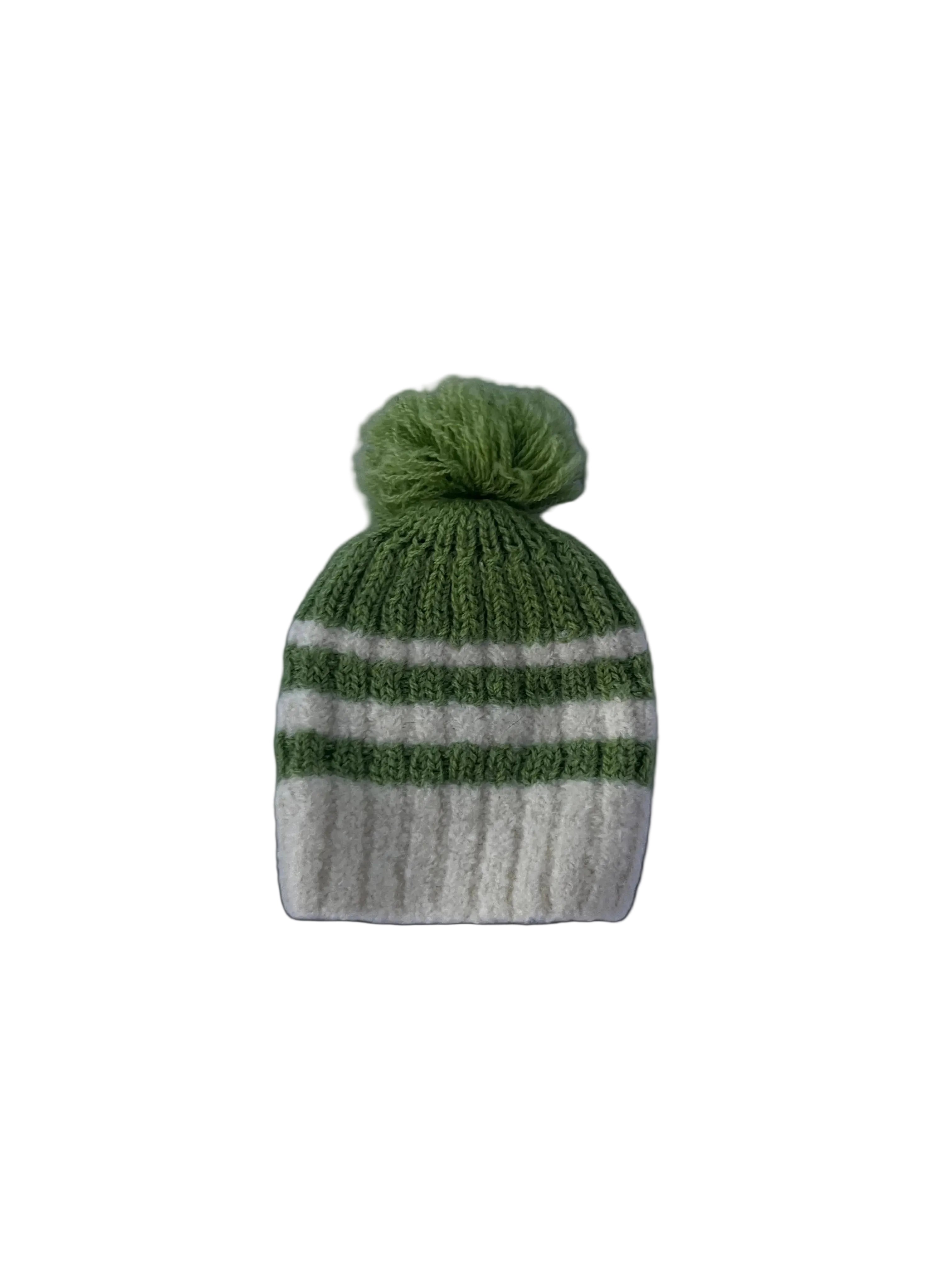 Green Knitted Beanie
