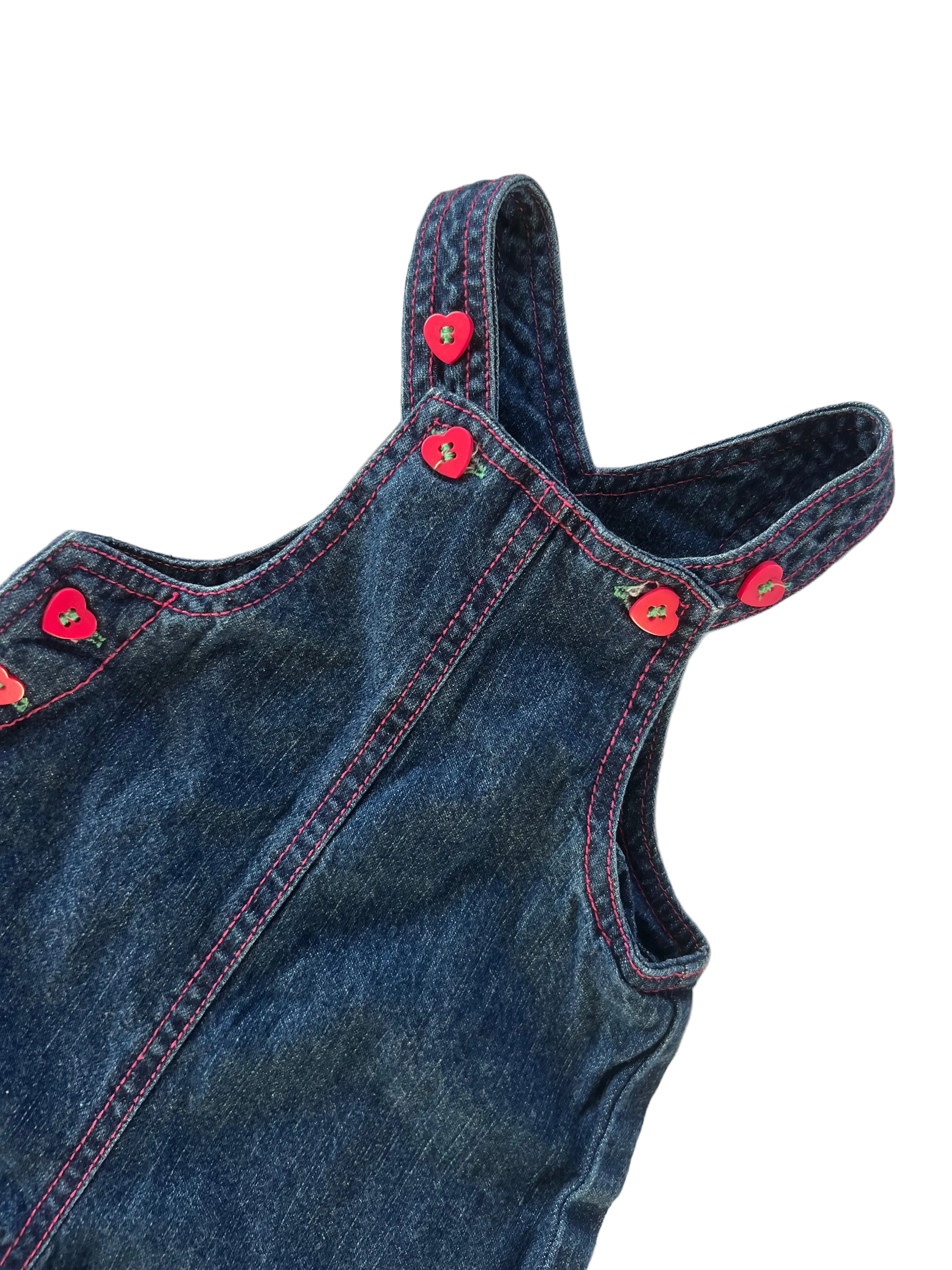 Vintage Wooliesbabes Shortalls (1-3m)