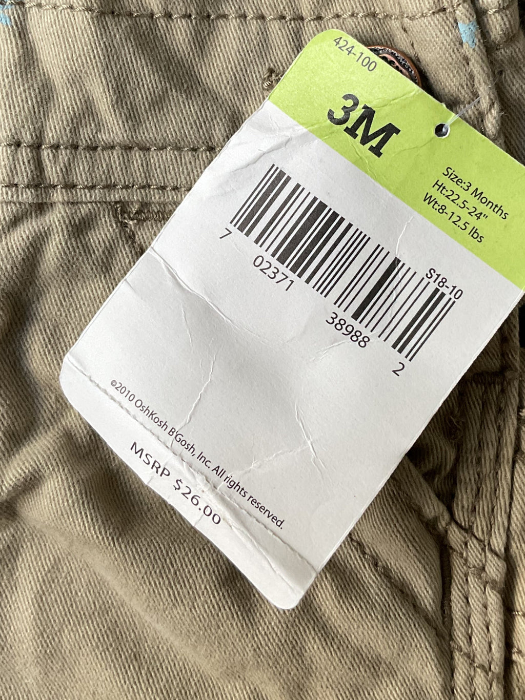 Oshkosh Overalls (3m)