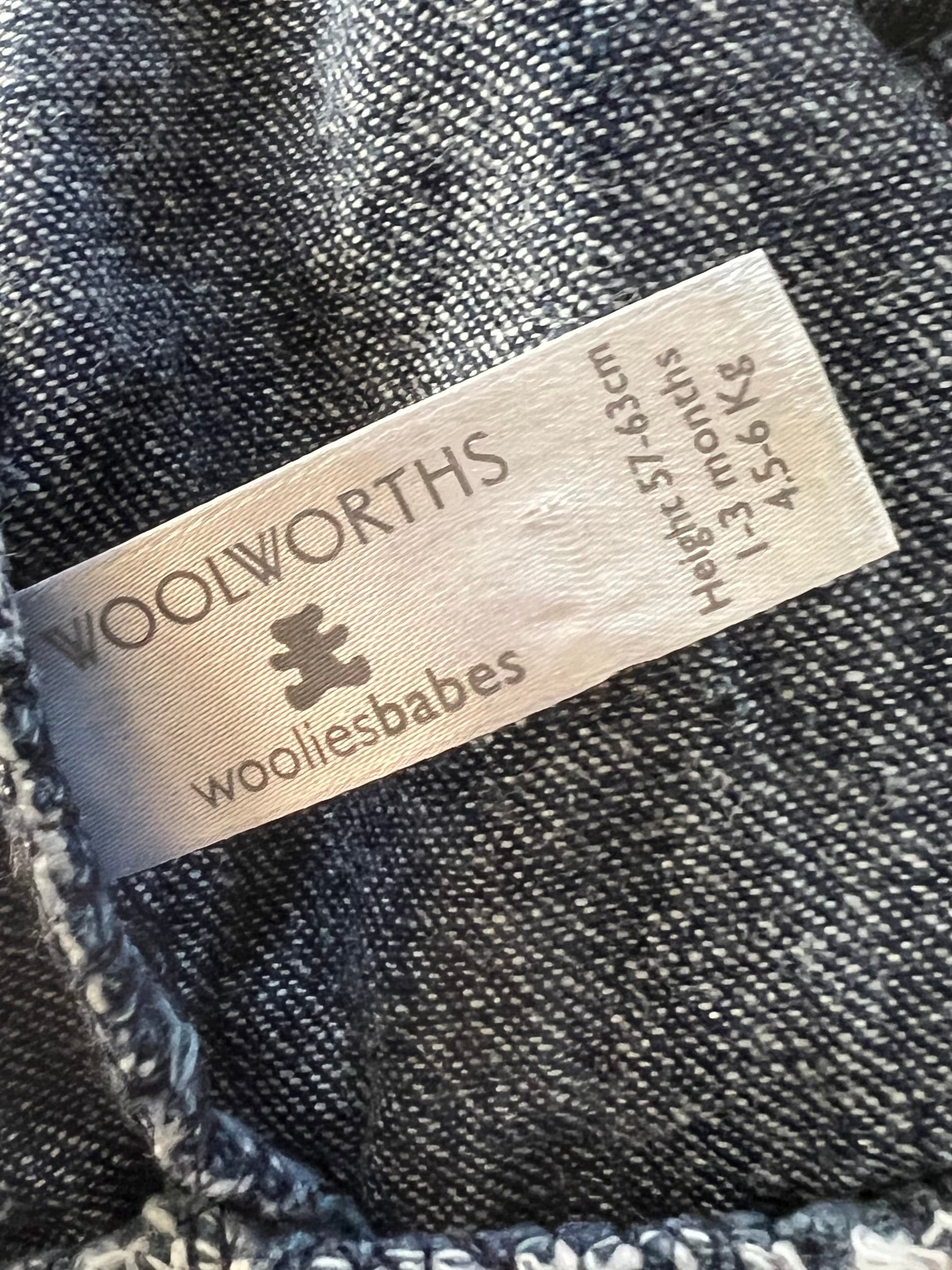 Vintage Wooliesbabes Shortalls (1-3m)