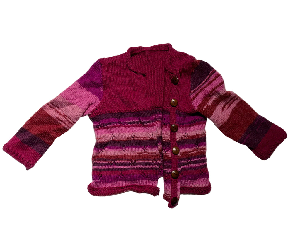 Pink and Red Sweater (size 3-5 years)