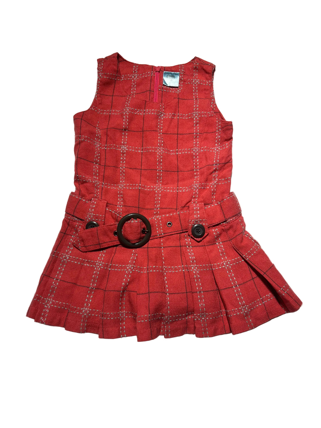 Pumpkin Patch Plaid Dress