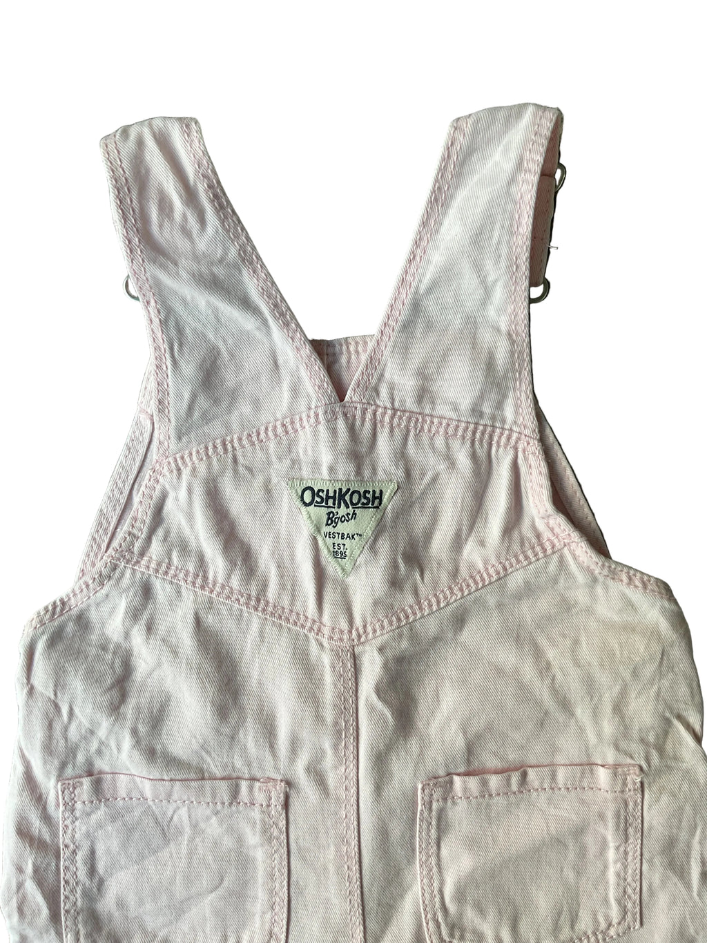 Pink Oshkosh Overalls (6-9m)