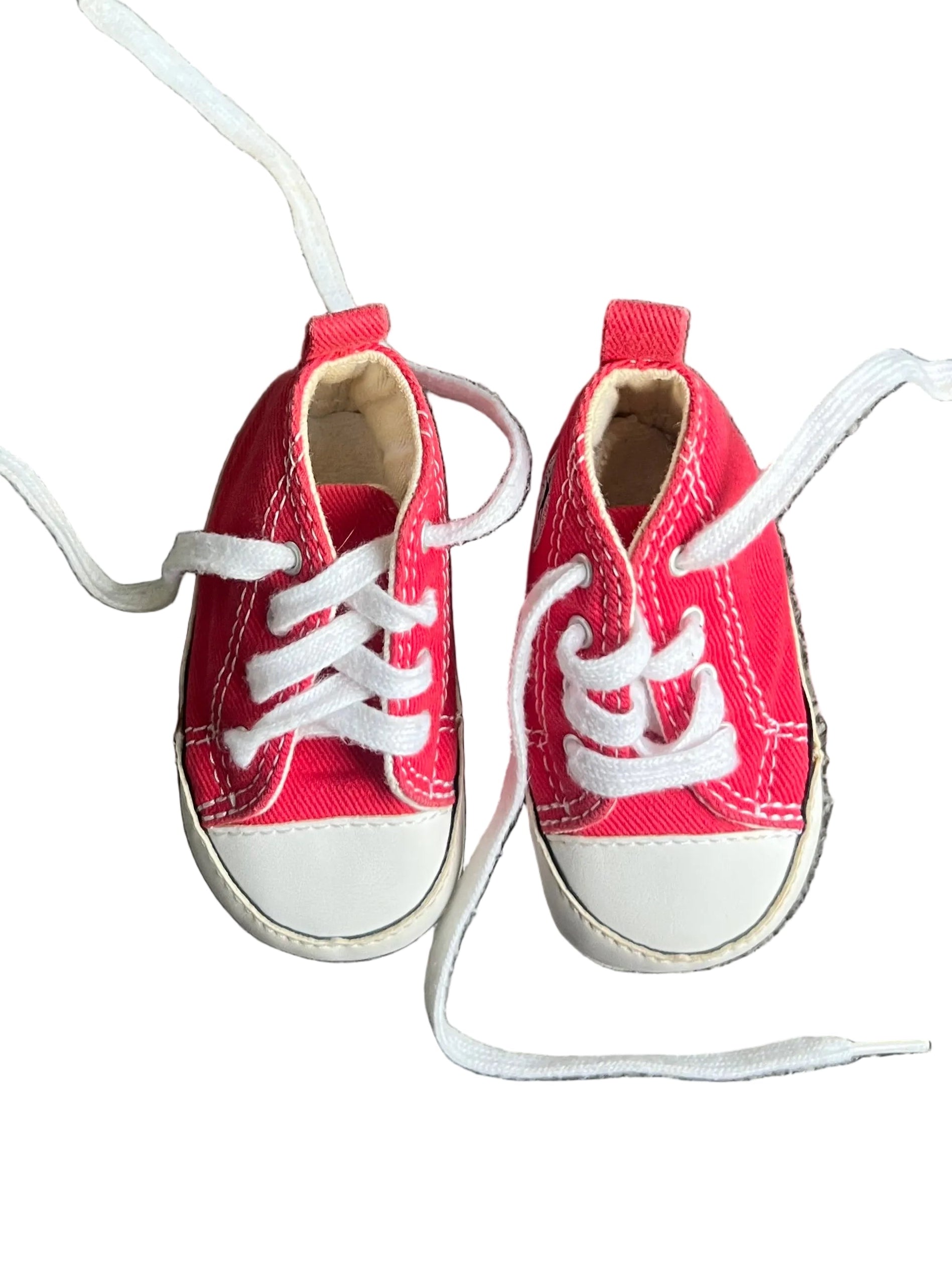 Red Baby Crib Converse