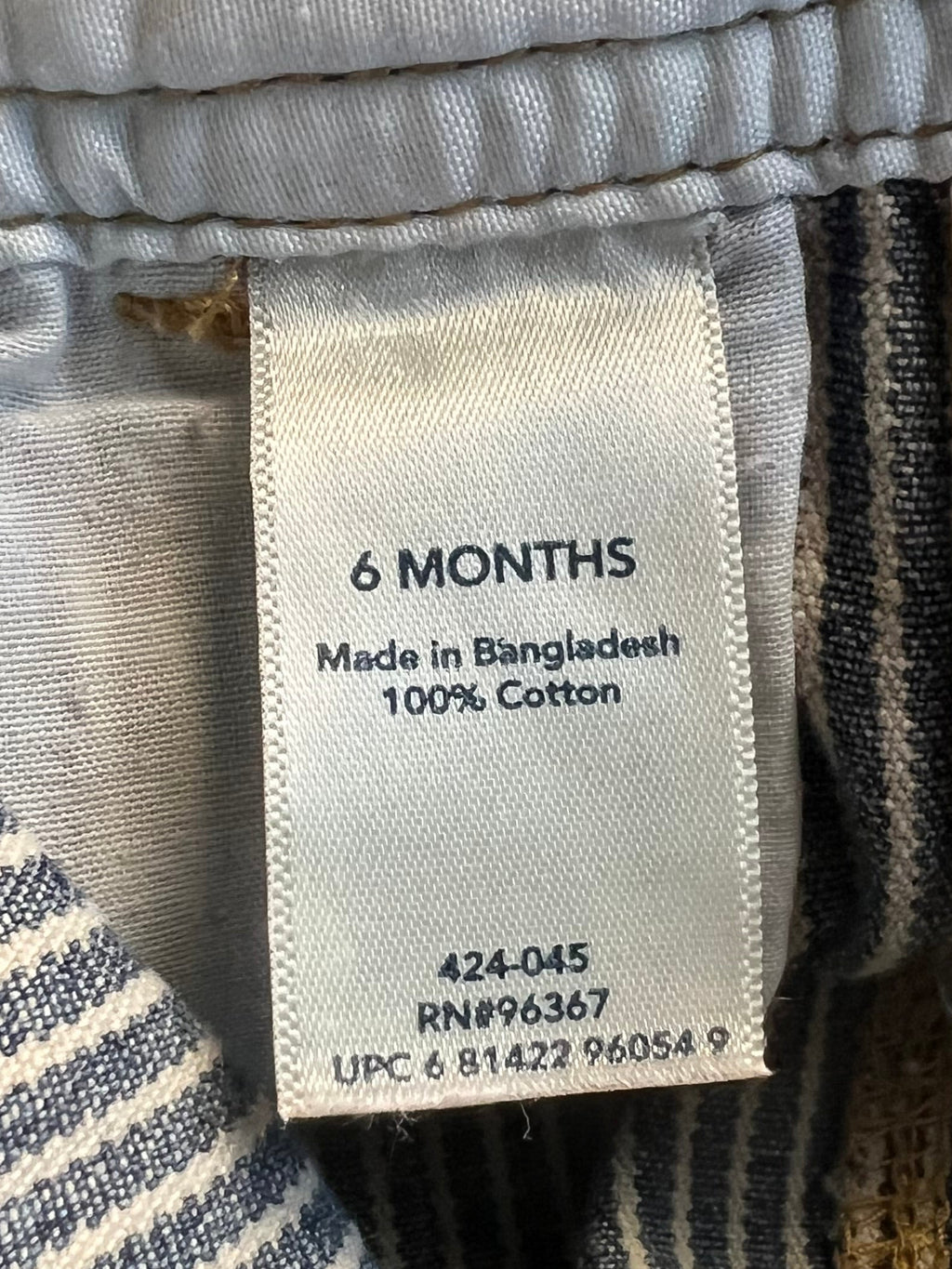 Vintage Oshkosh Pinstripe Overalls (6m)