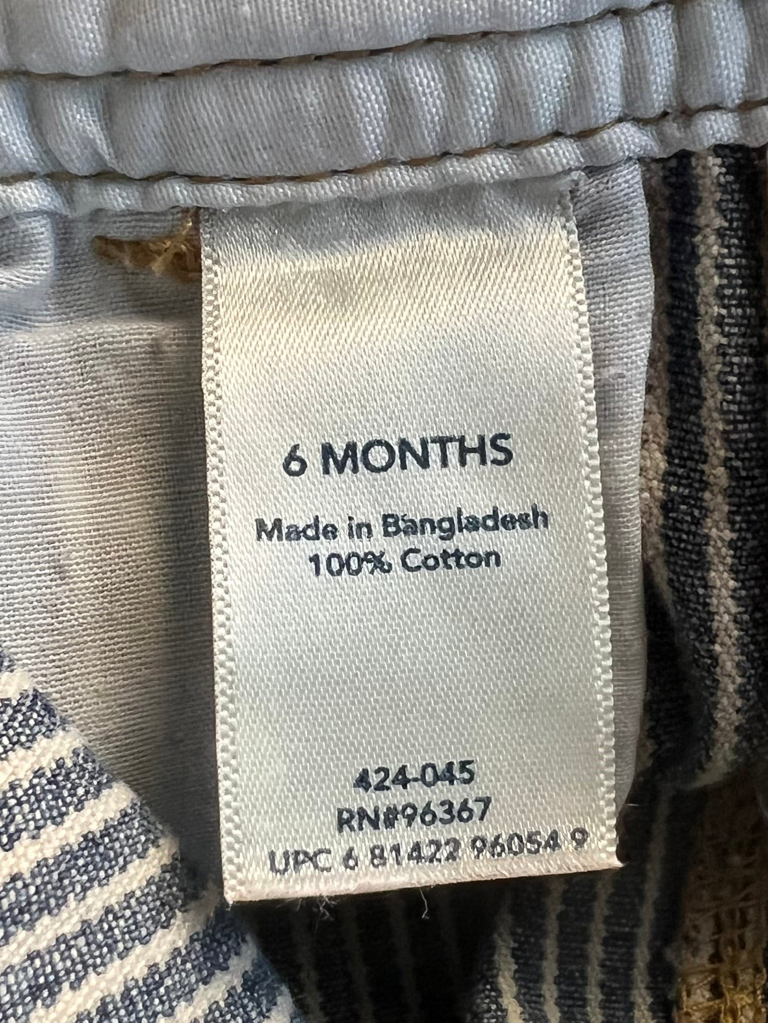Vintage Oshkosh Pinstripe Overalls (6m)