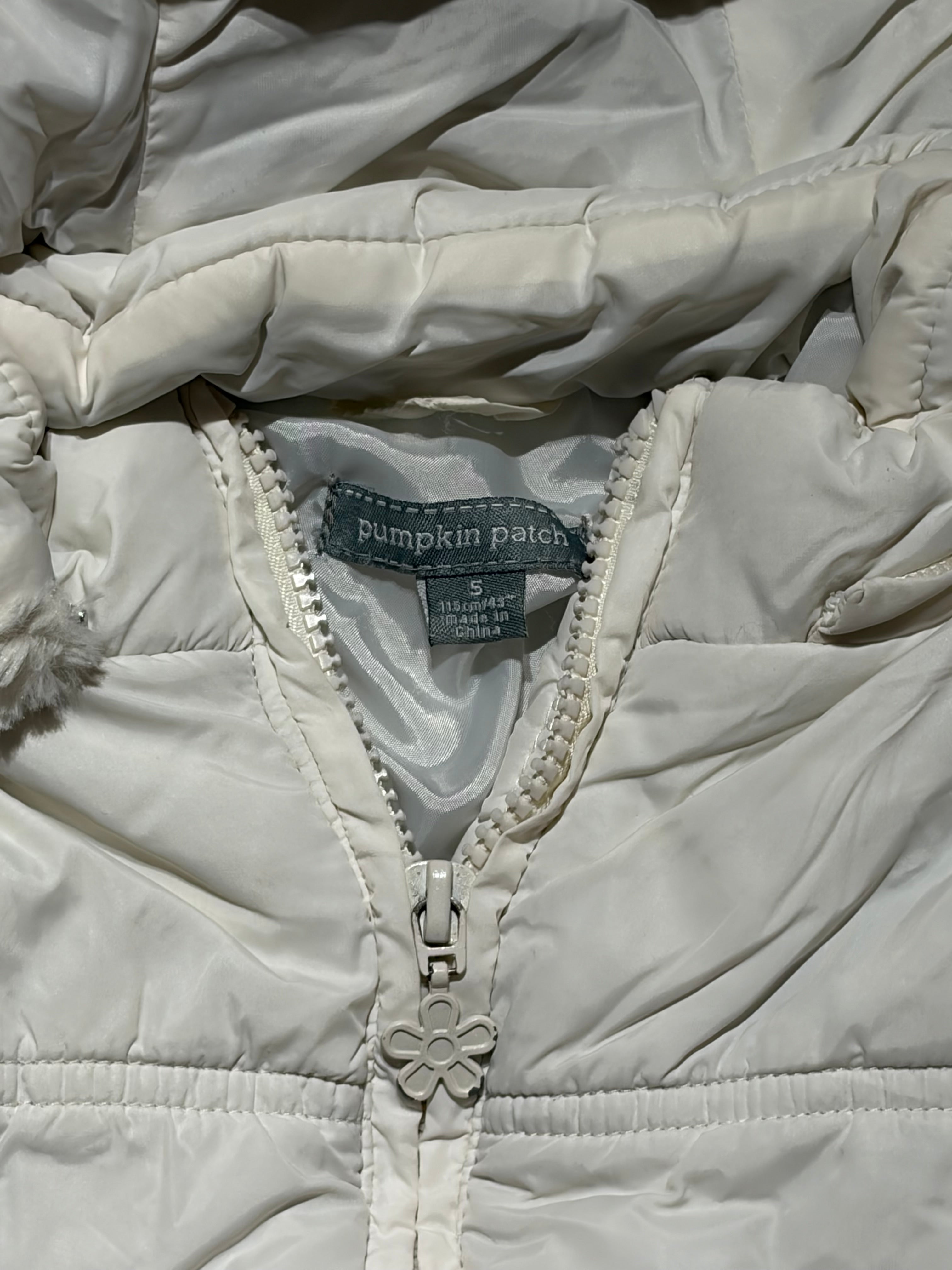 Pumpkin Patch Fur Puffer Jacket (size 5)