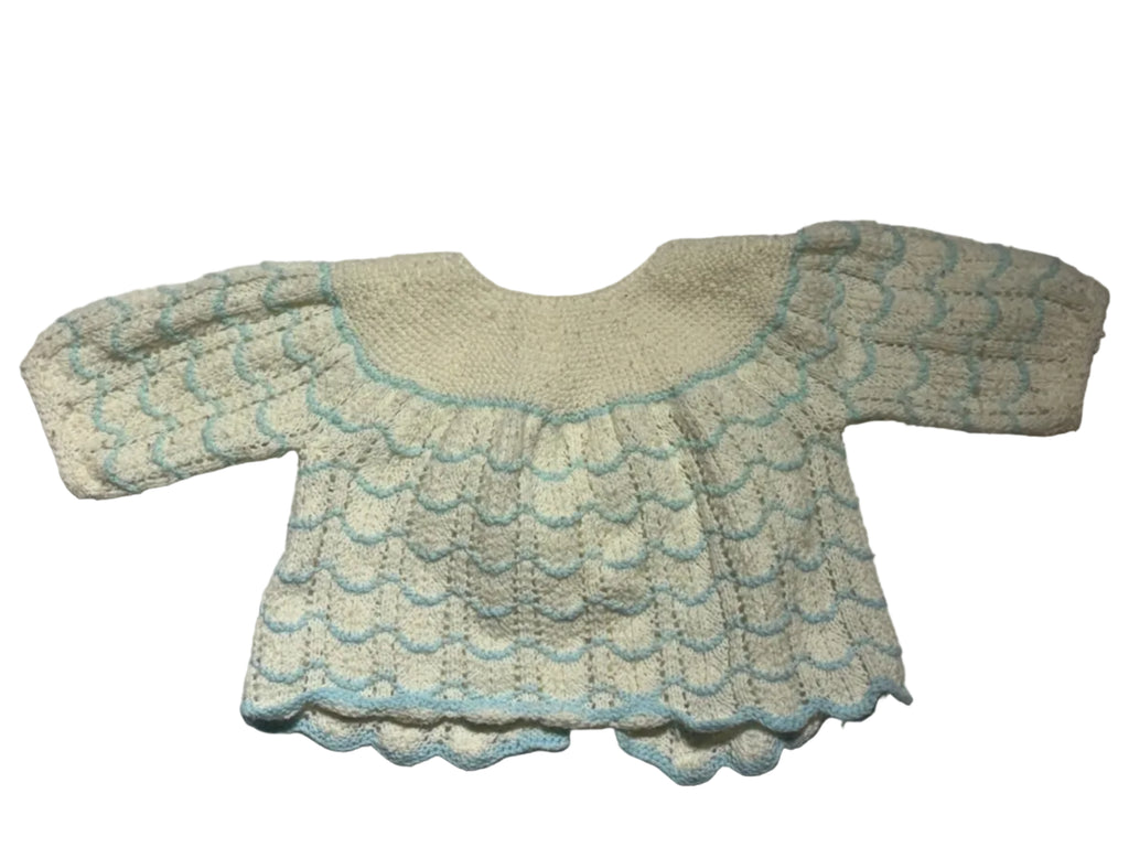 Sweet Scalloped Knitted Cardigan