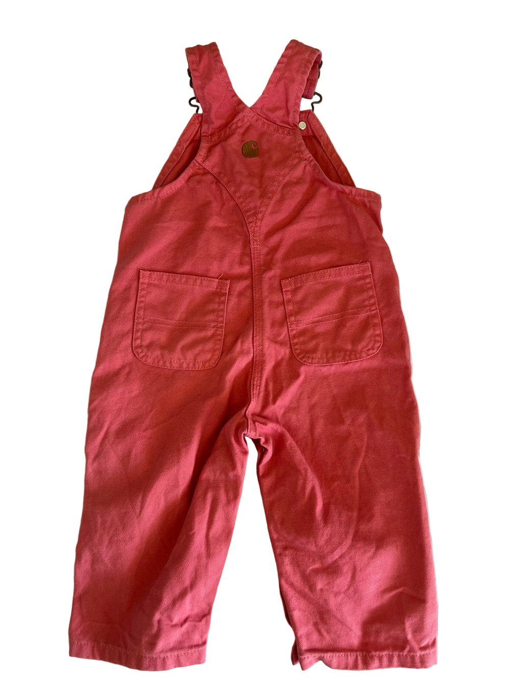 Pink Carhartt Overalls (12m)