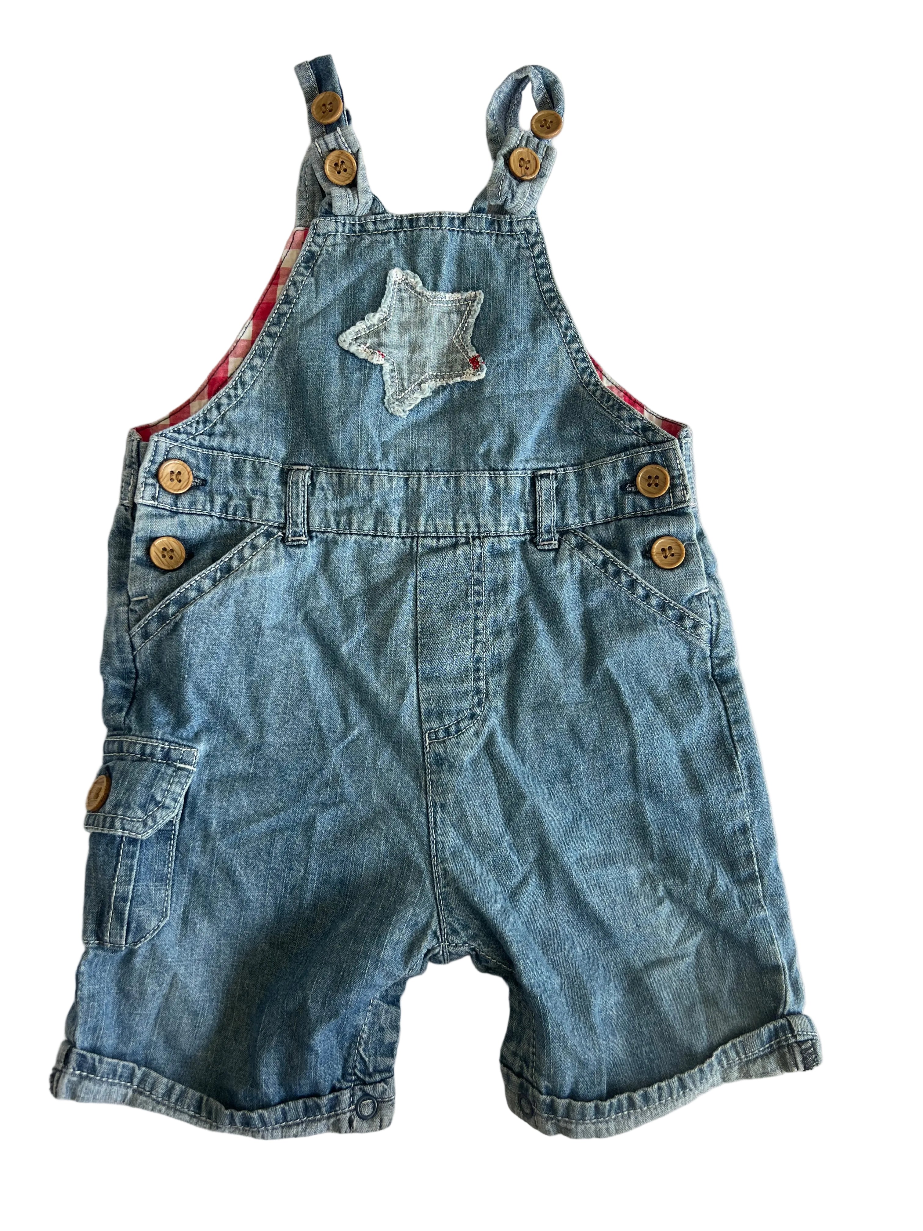 Teeny Weeny Star Overalls (6-9m)
