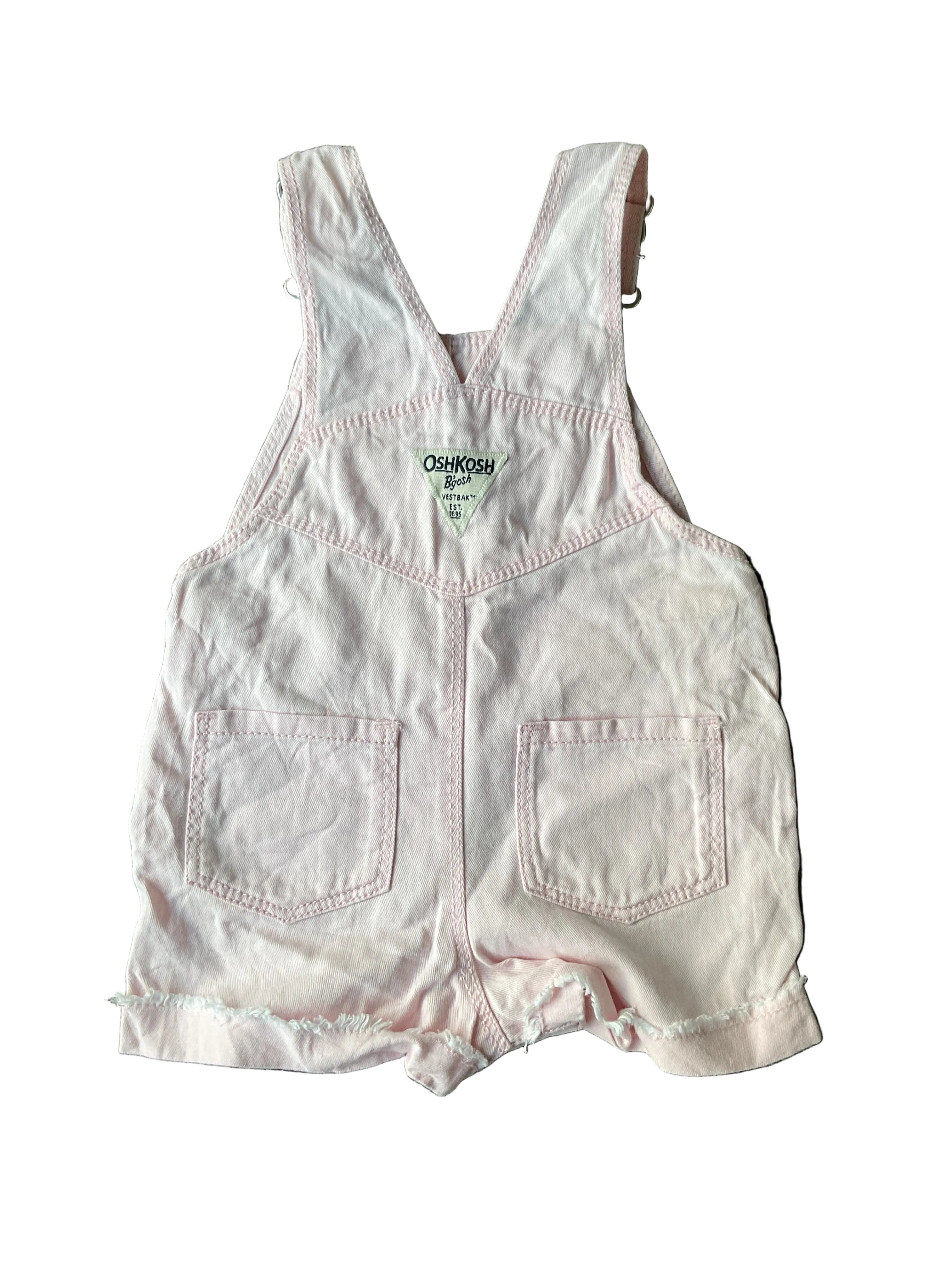 Pink Oshkosh Overalls (6-9m)