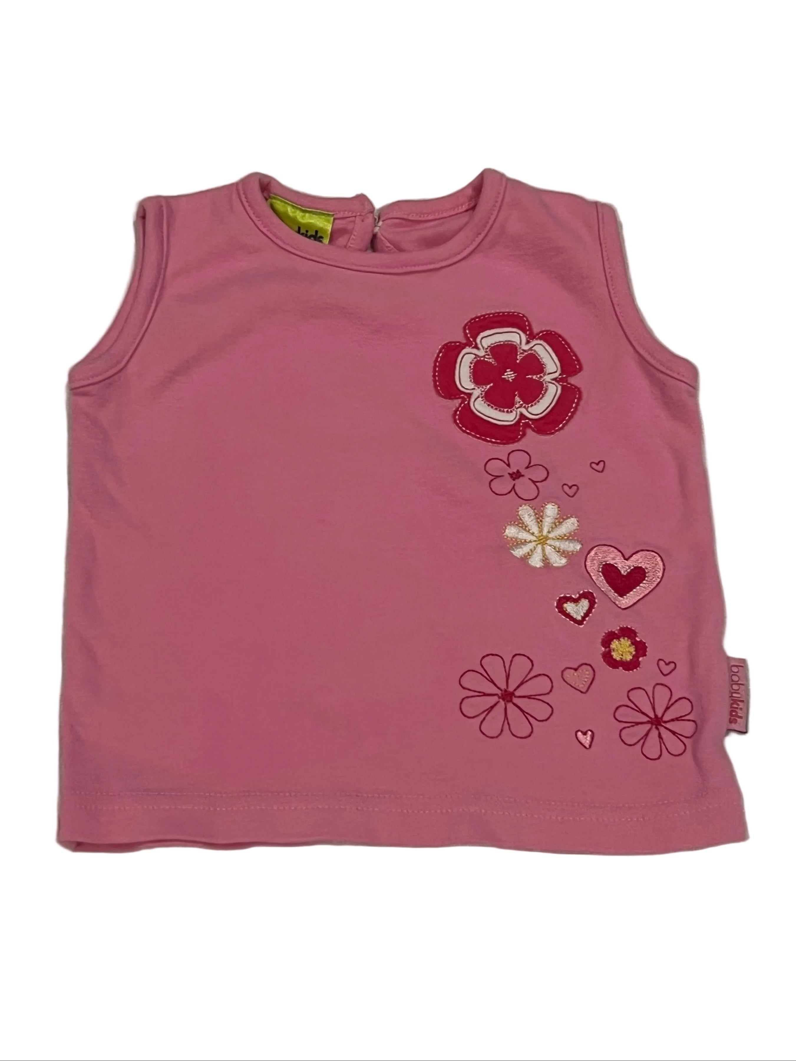 Vintage Y2K Pink 'BabyKids' Tank (size 0)
