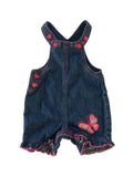Vintage Wooliesbabes Shortalls (1-3m)