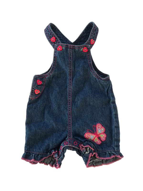 Vintage Wooliesbabes Shortalls (1-3m)