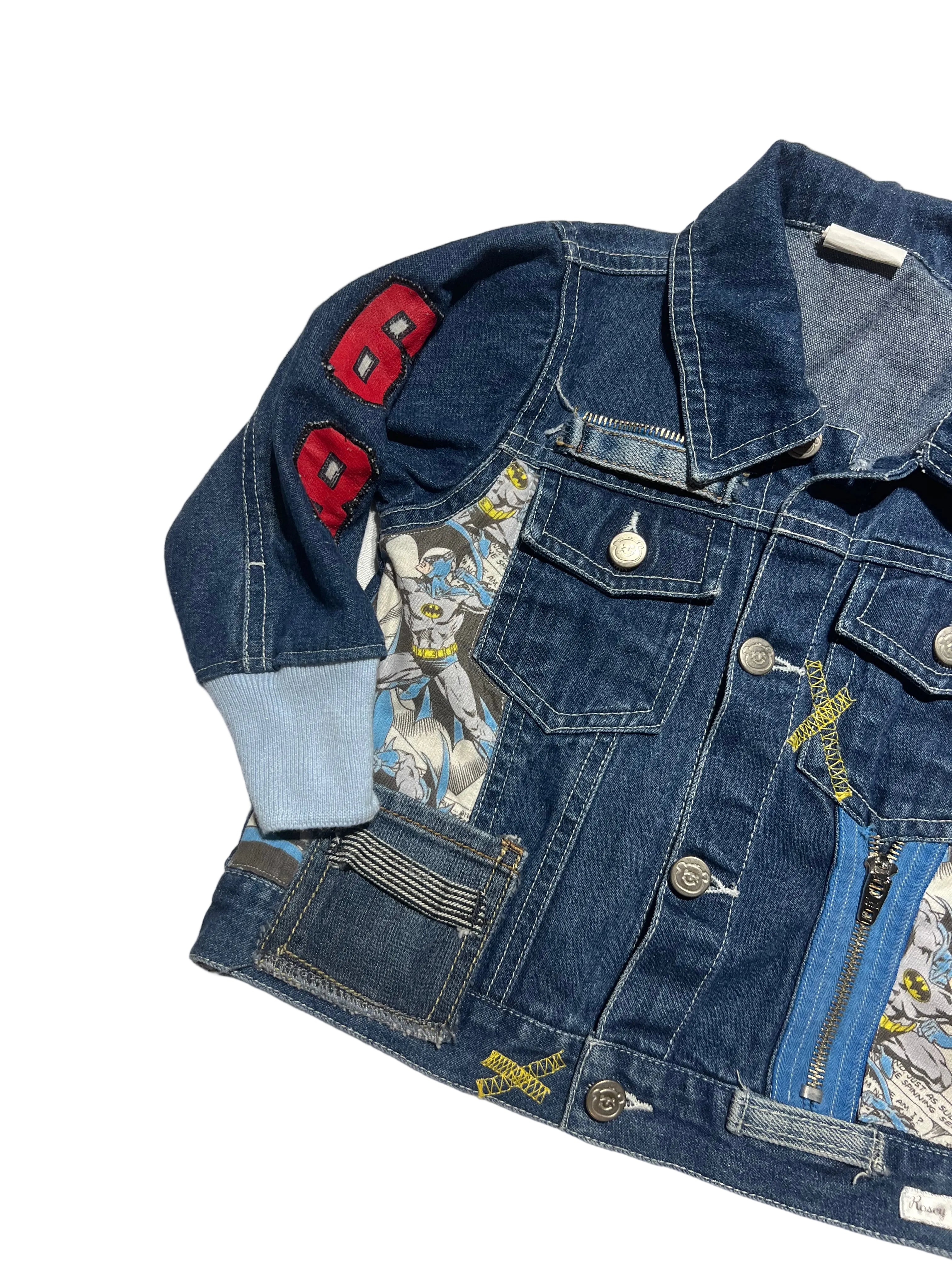 Reworked Batman Denim Jacket (1-2yrs)