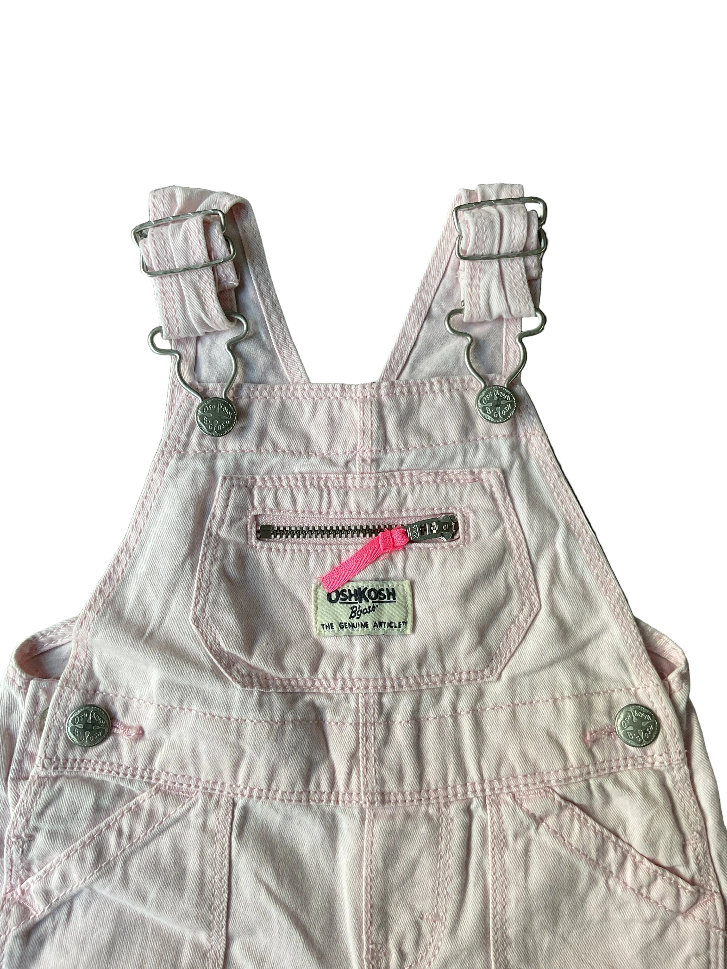 Pink Oshkosh Overalls (6-9m)
