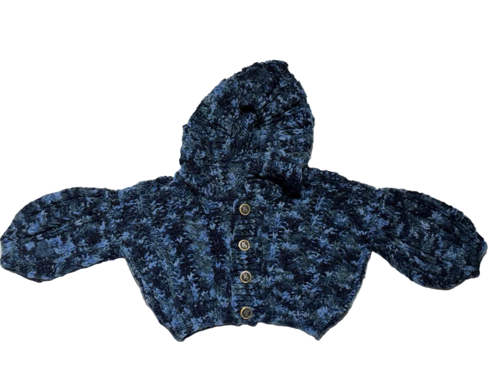Knitted Hoodie (0-3m)