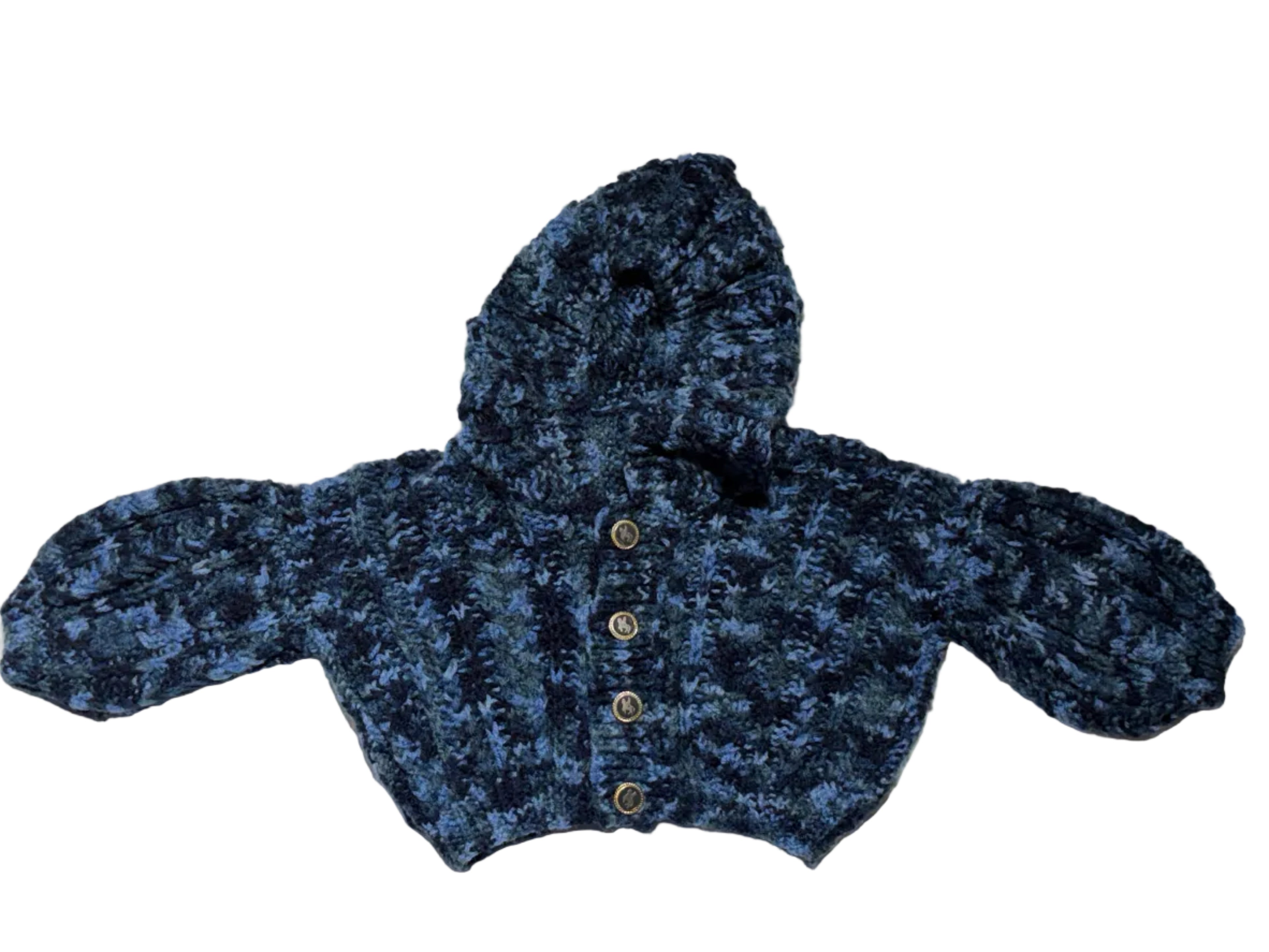 Knitted Hoodie (0-3m)