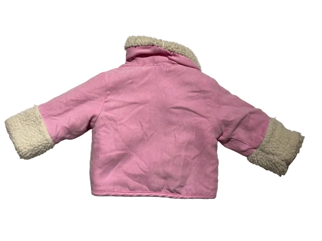 Pink Sherpa Lined Jacket (size 1)