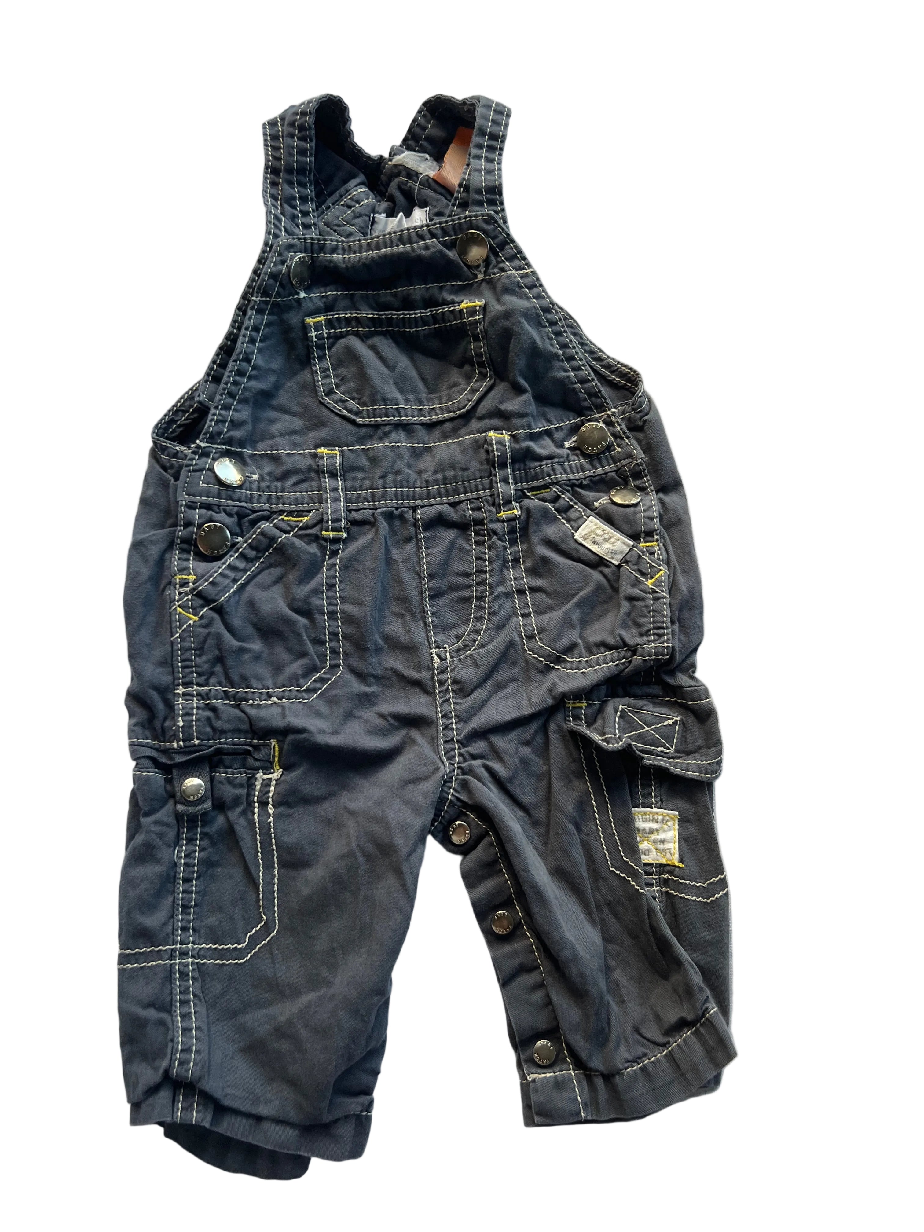 Cargo Pumpkin Patch Overalls (0-3m)