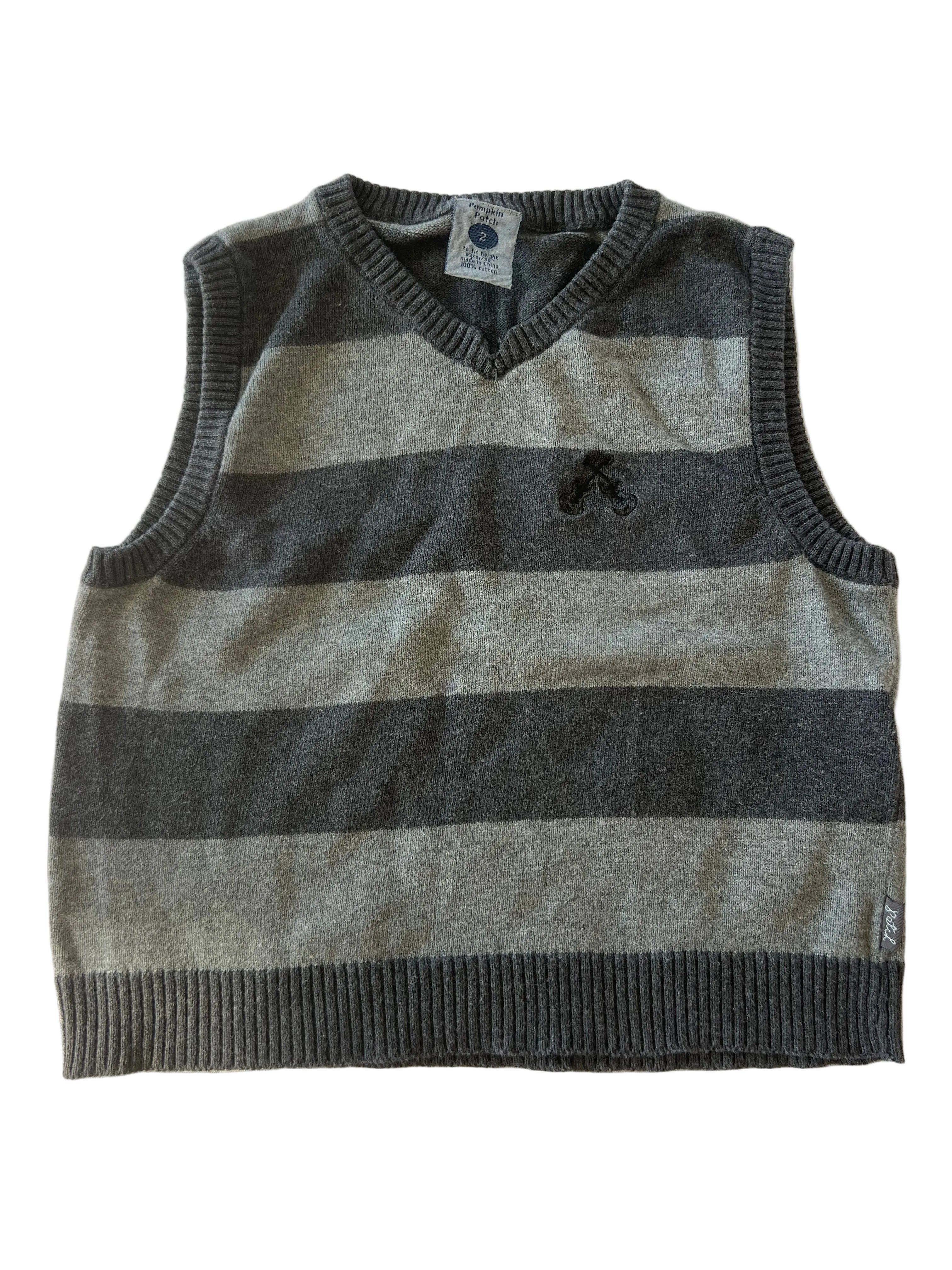 Pumpkin Patch Vest (size 2)