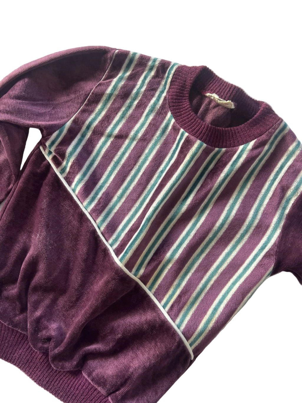Vintage Purple Velour Set (size 3-5 years)